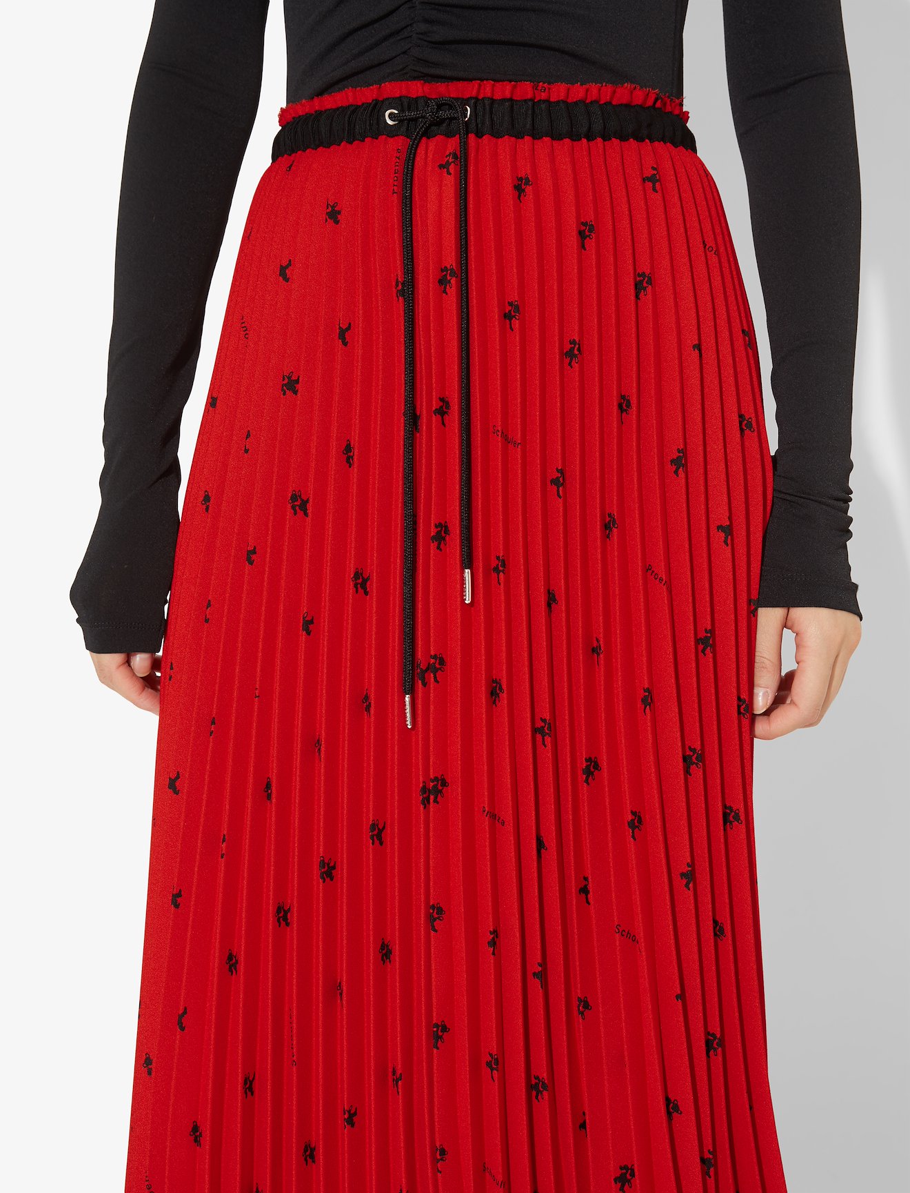 Grateful Dead Bear pleated skirt #3