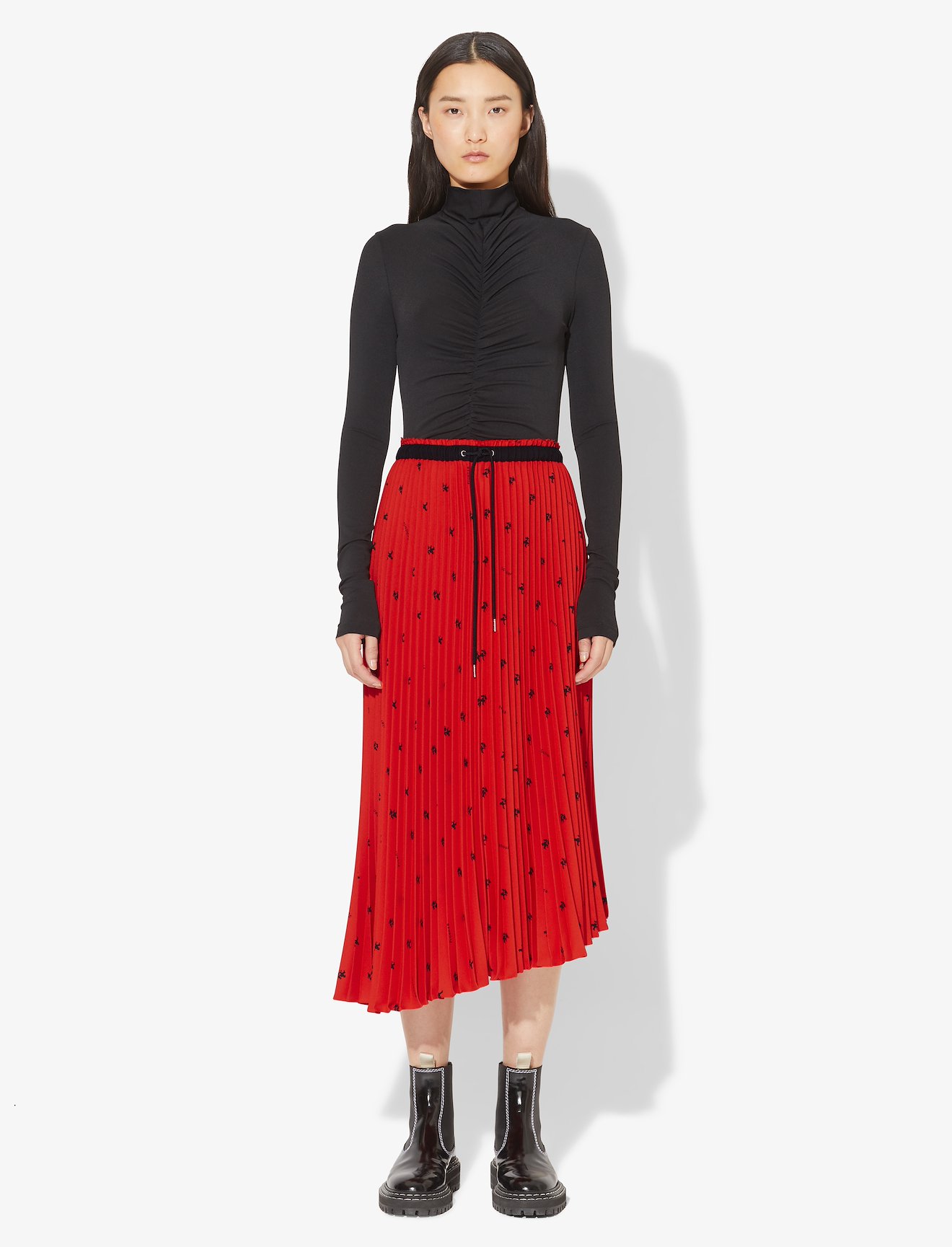 Grateful Dead Bear pleated skirt #1