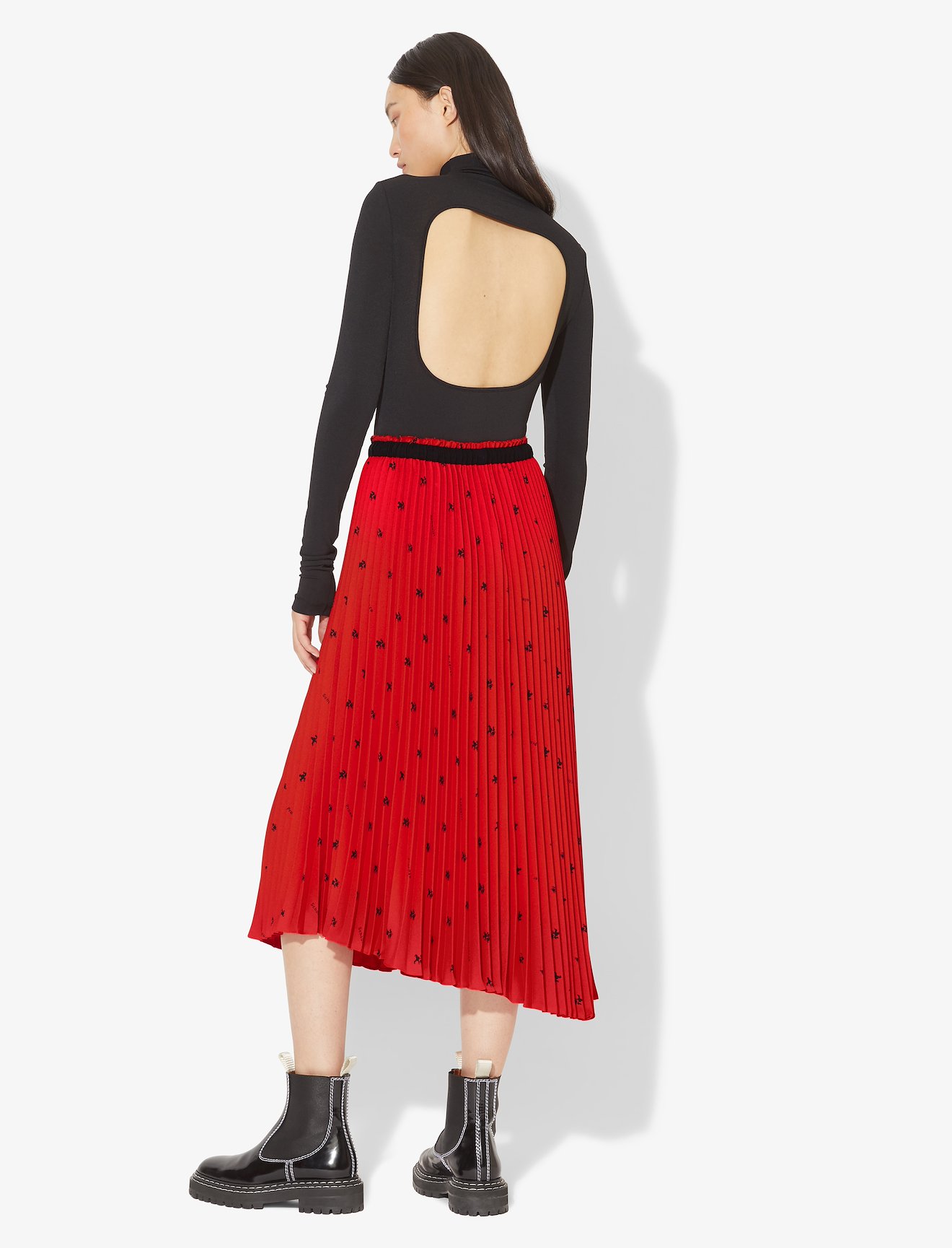 Grateful Dead Bear pleated skirt #2