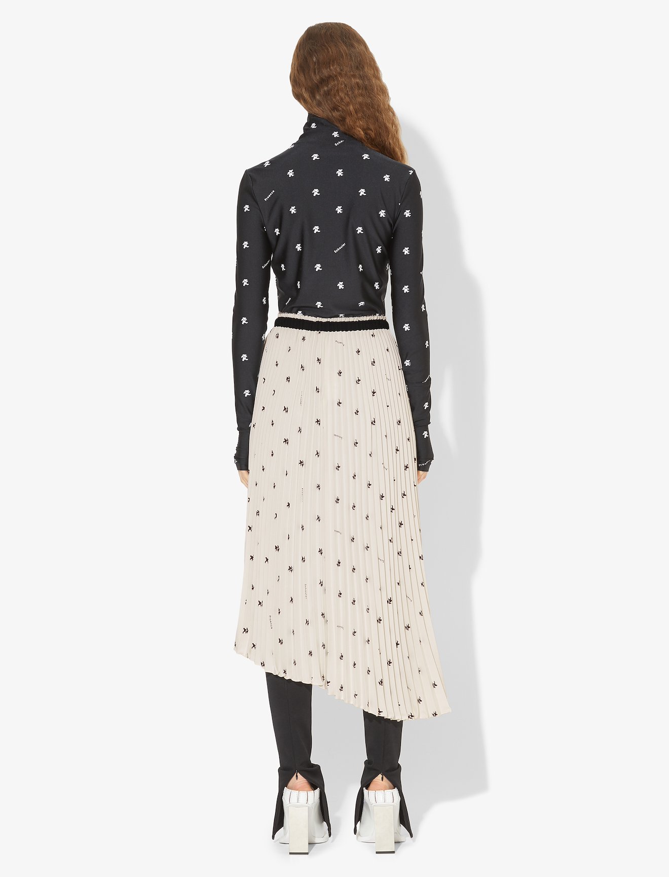 Grateful Dead Bear Pleated Skirt #2