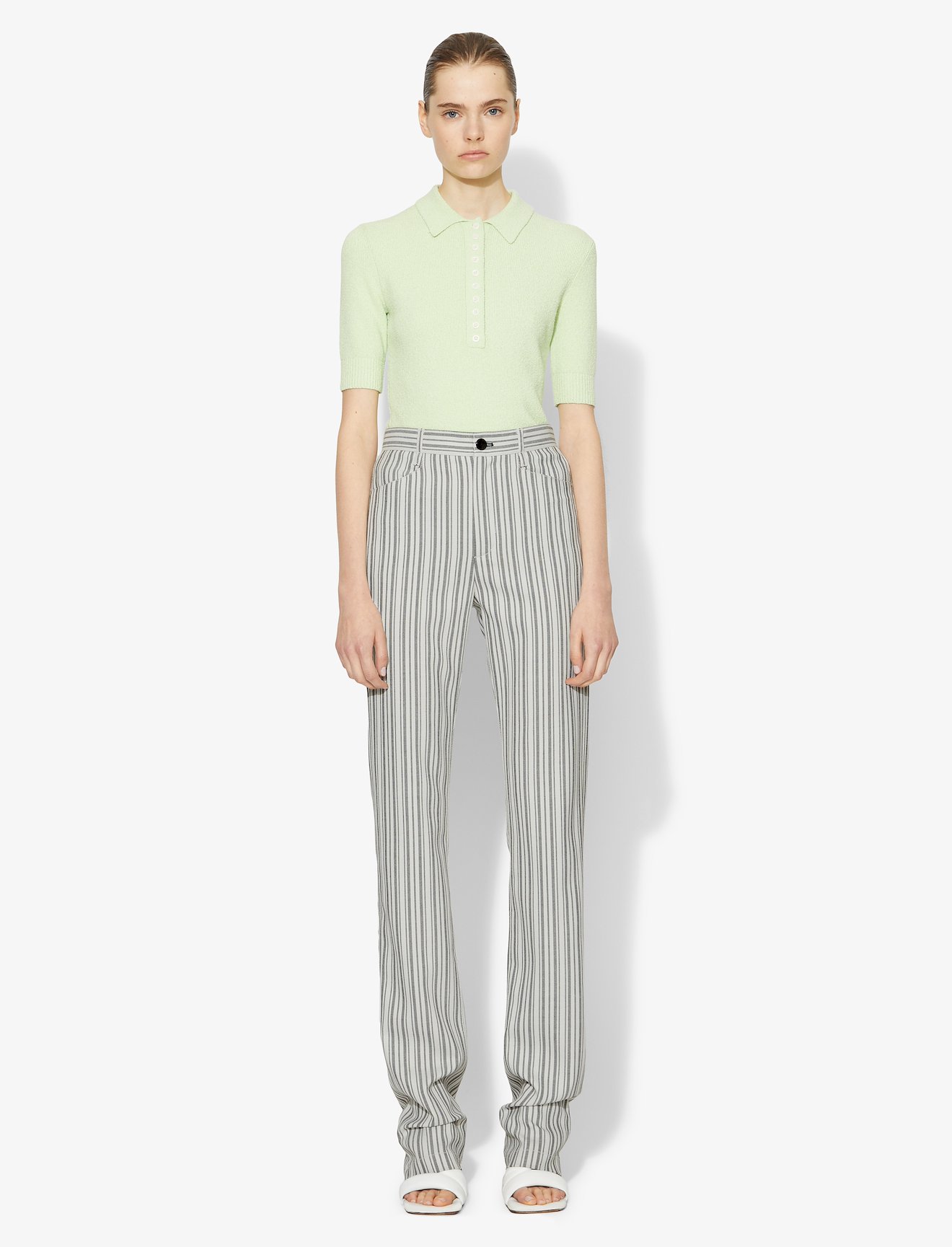 High Waisted Suiting Skinny Pants #1