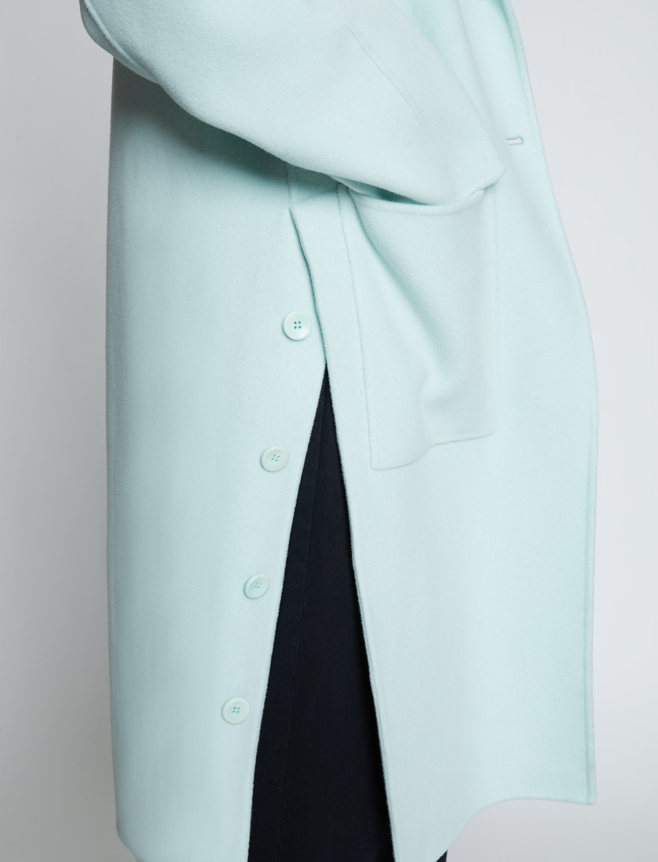 Hooded Doubleface Coat #3