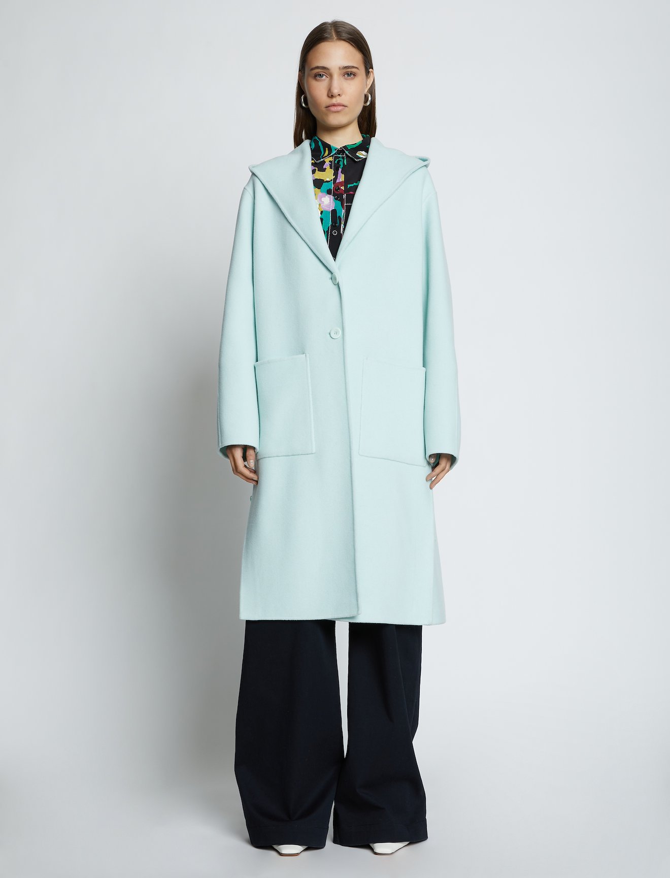 Hooded Doubleface Coat #5