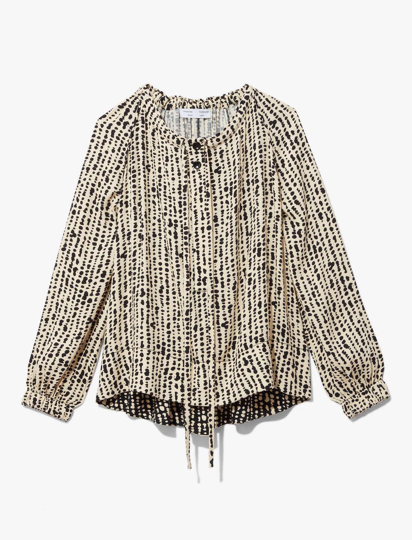 Inky Dot Blouse Top #4