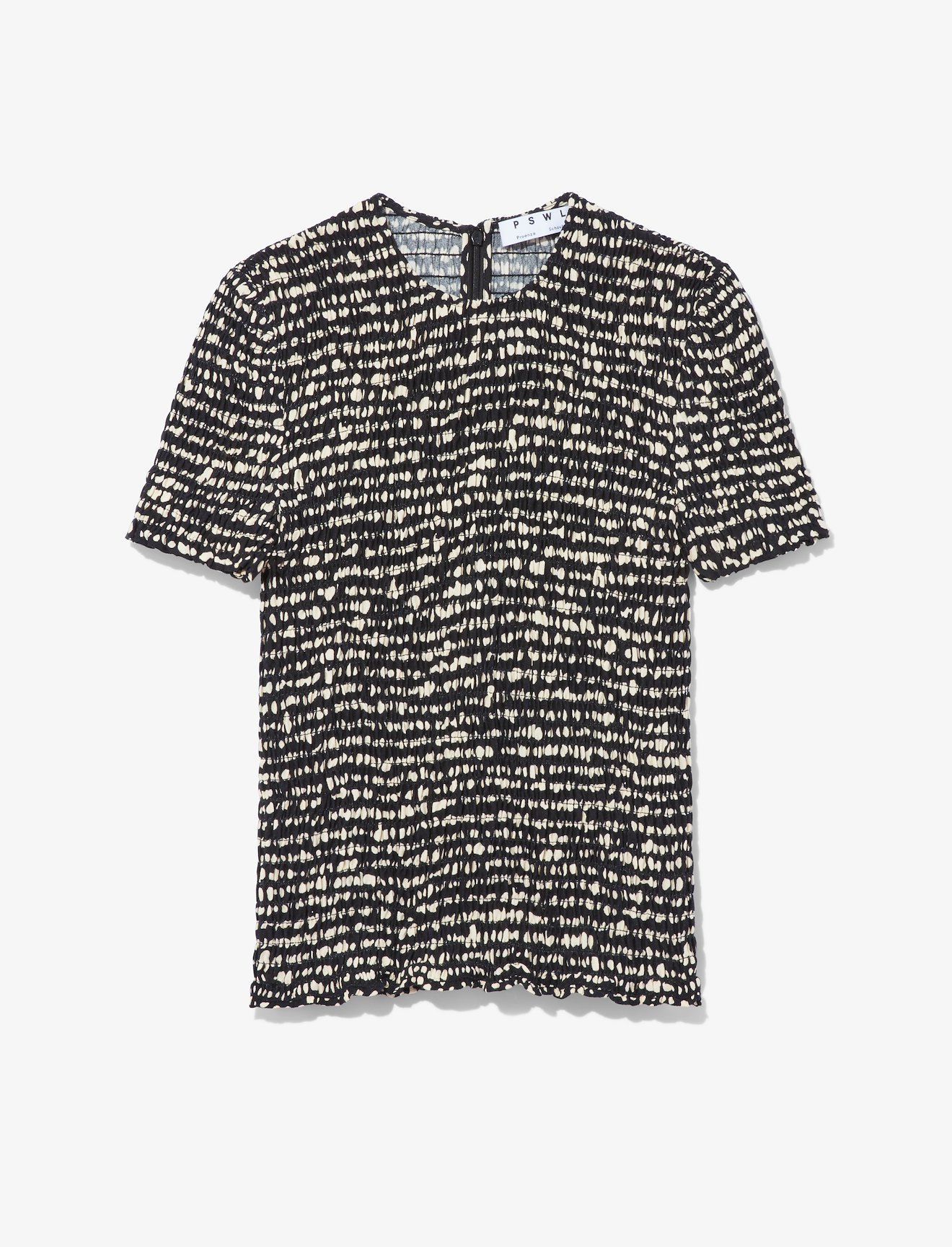 Inky Dot Smocked Top #4