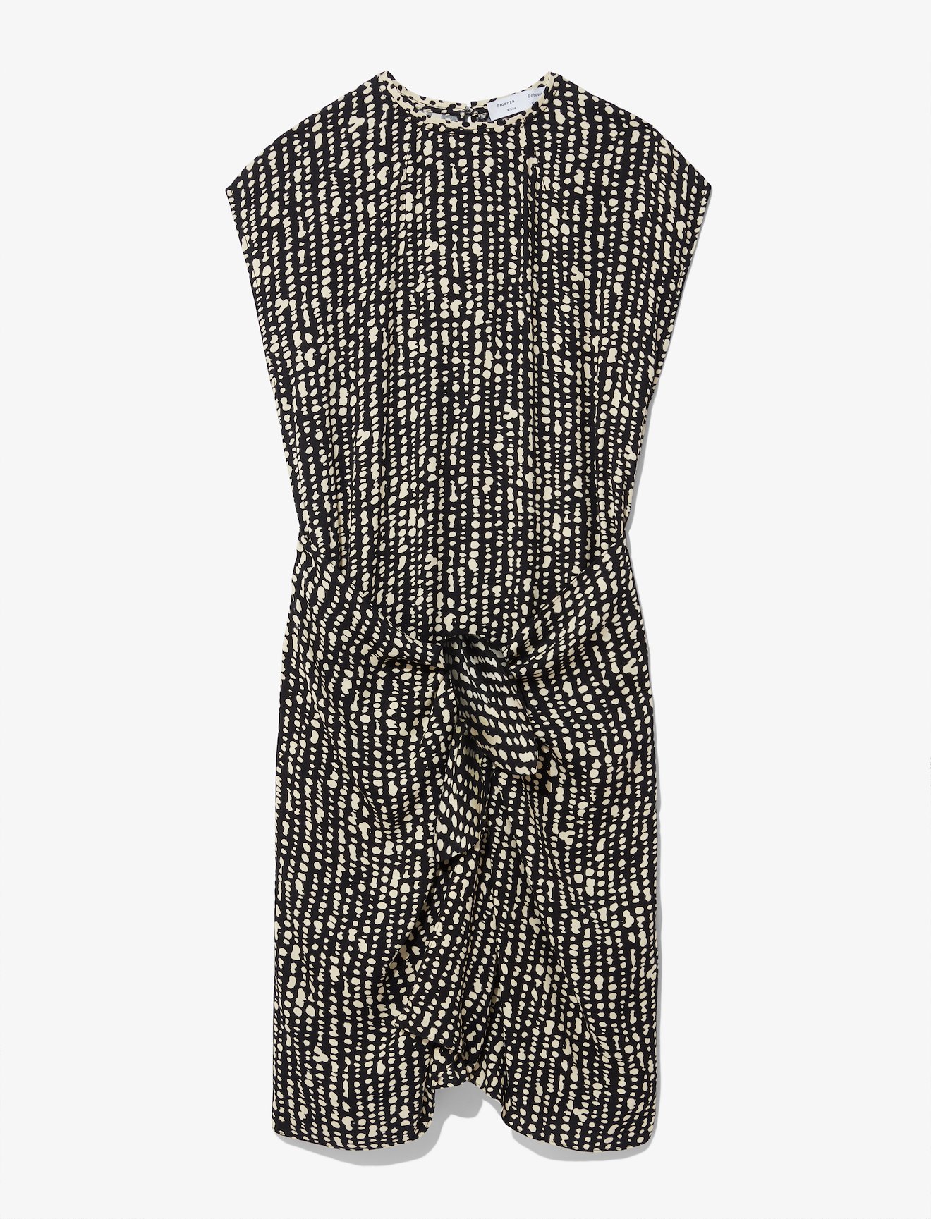 Inky Dot Wrap Dress #4