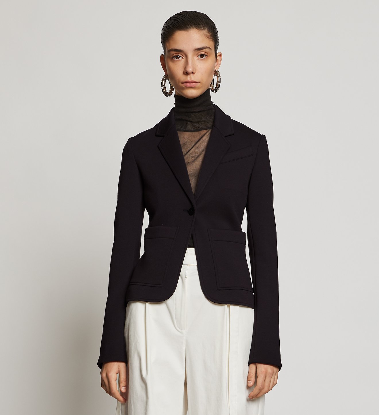 Jersey Suiting Blazer