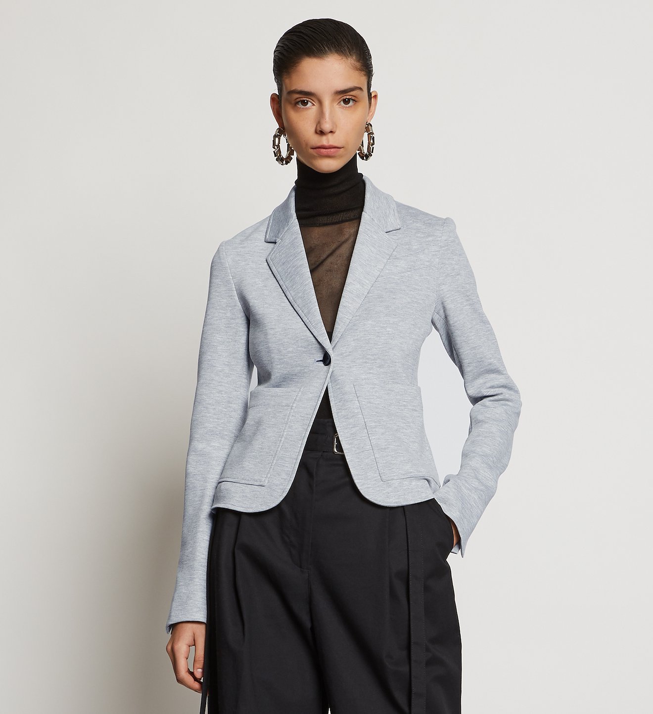 Jersey Suiting Blazer