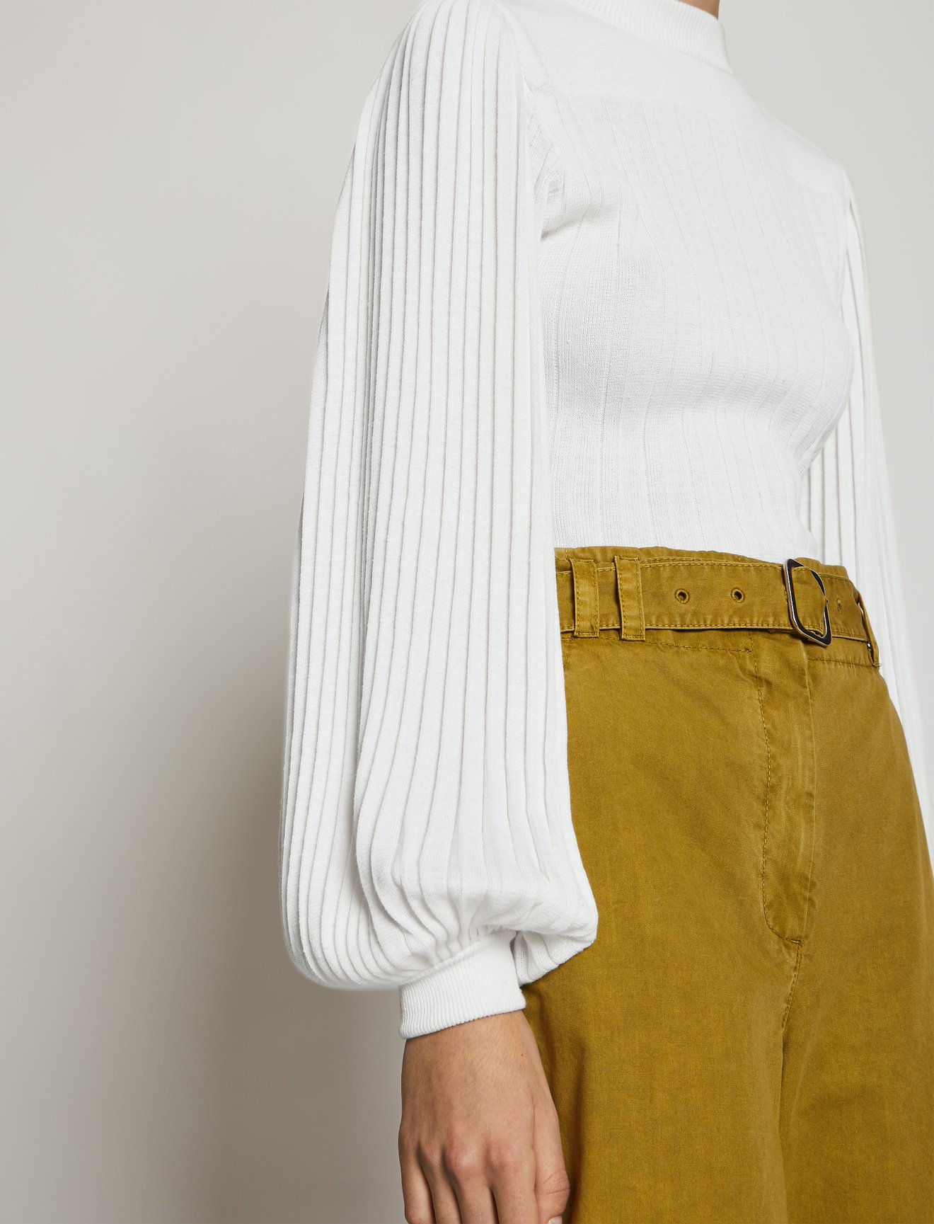 Knife Pleated Knit Top #4