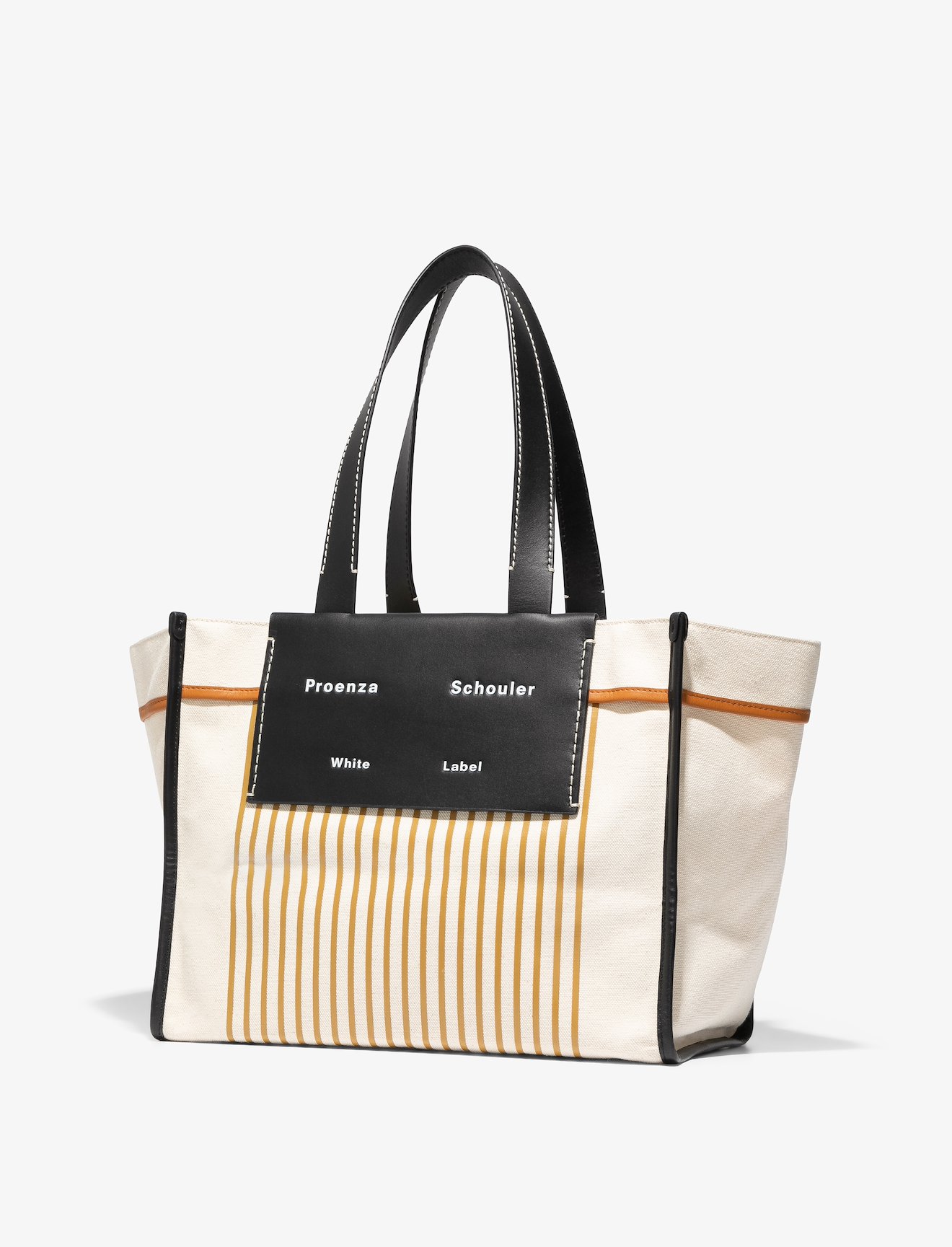 Large Morris Stripe Canvas Tote #1