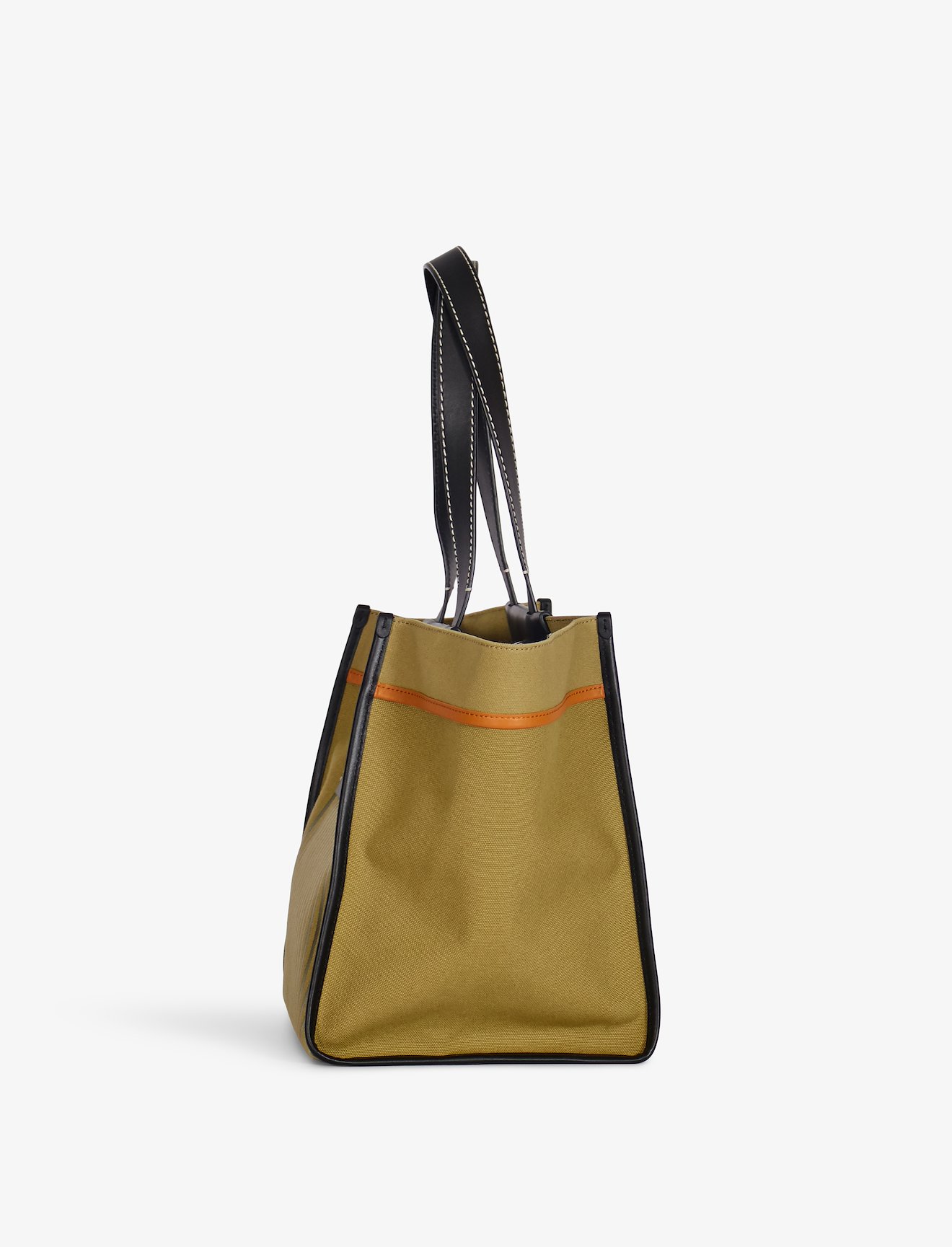 Large Morris Stripe Canvas Tote #4