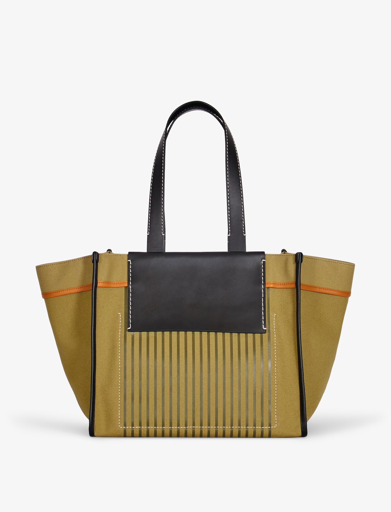 Large Morris Stripe Canvas Tote #3
