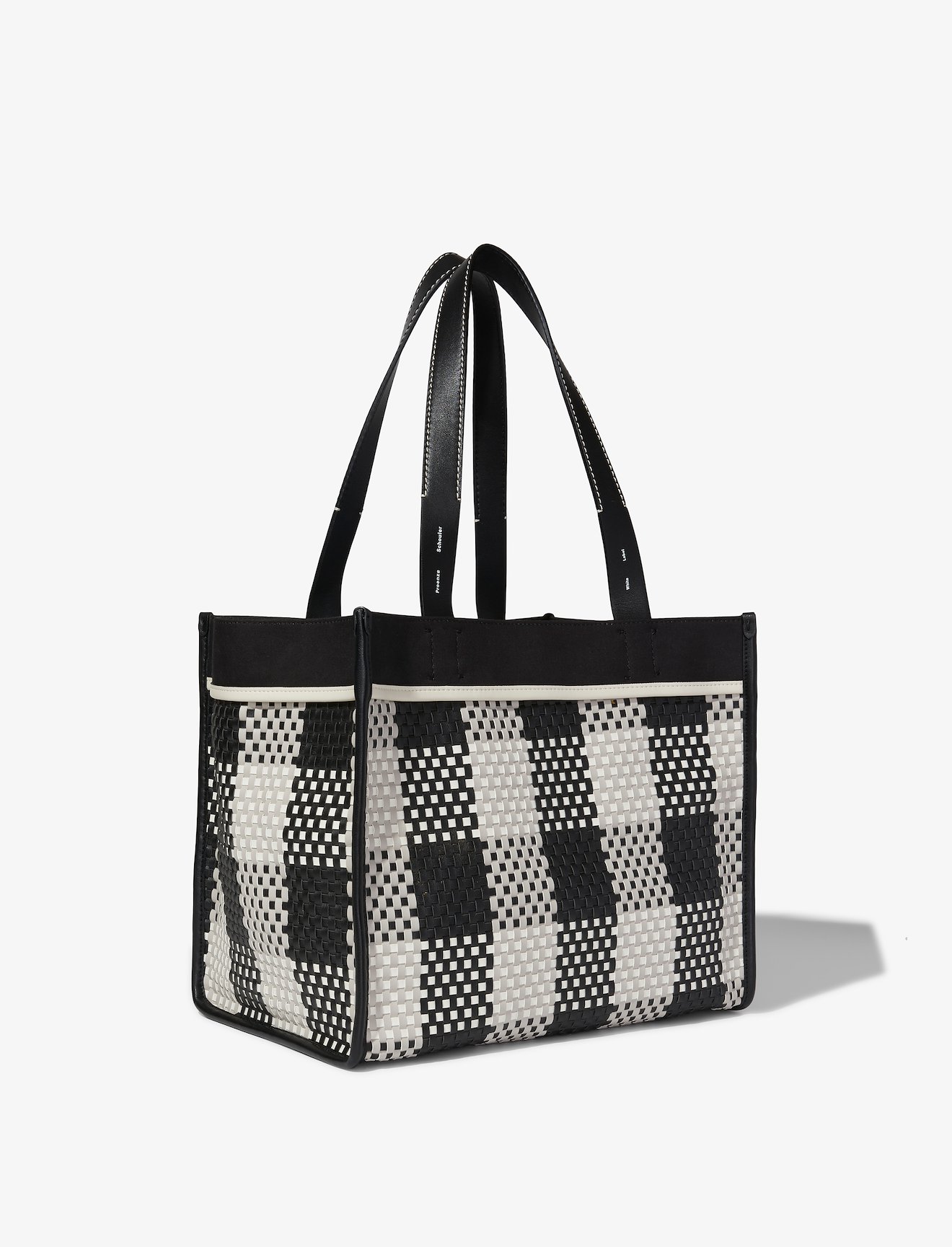 Large Morris Woven Plaid Tote #1