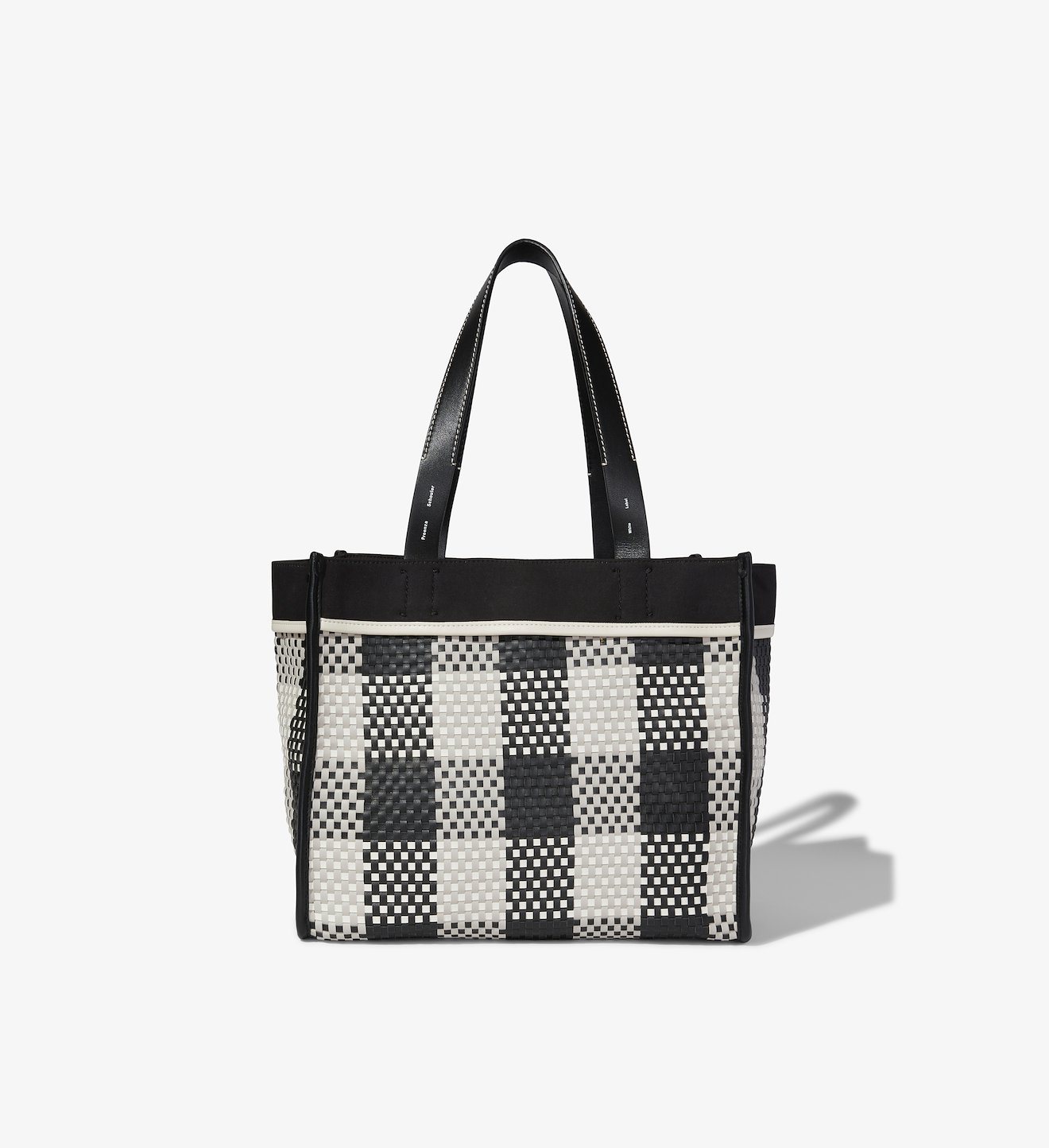 Large Morris Woven Plaid Tote