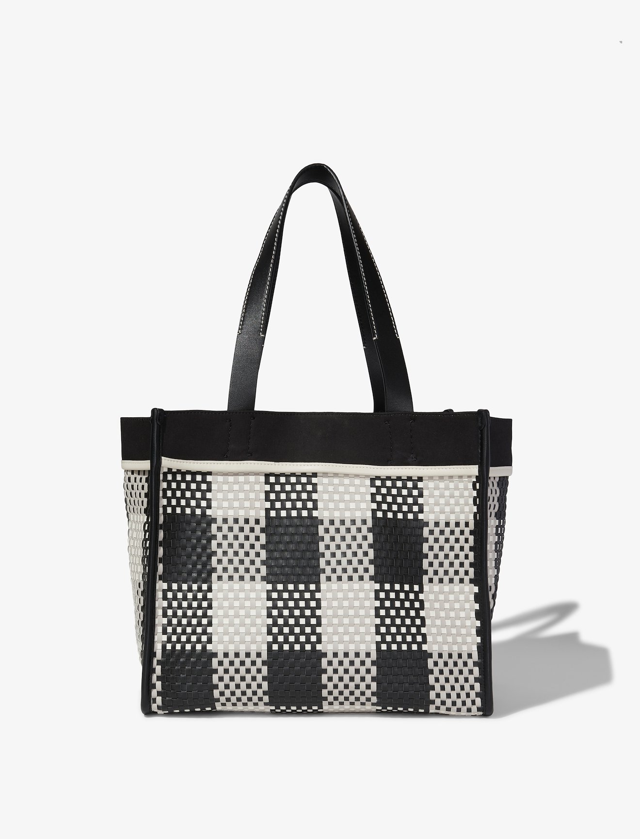 Large Morris Woven Plaid Tote #2