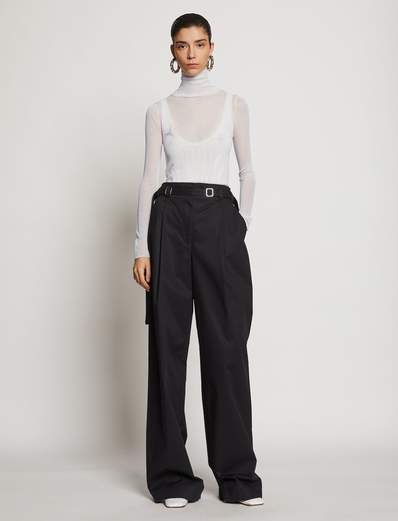 Layered Gauge Knit Turtleneck #1