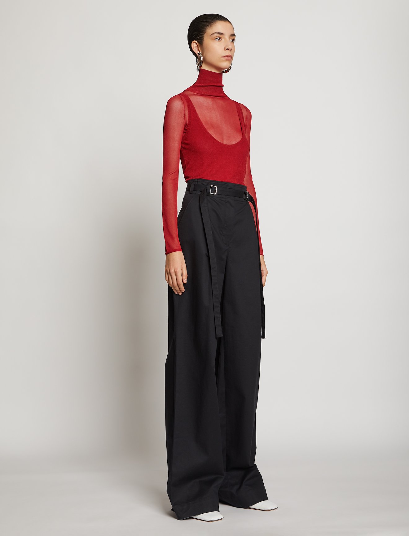 Layered Gauge Knit Turtleneck #2