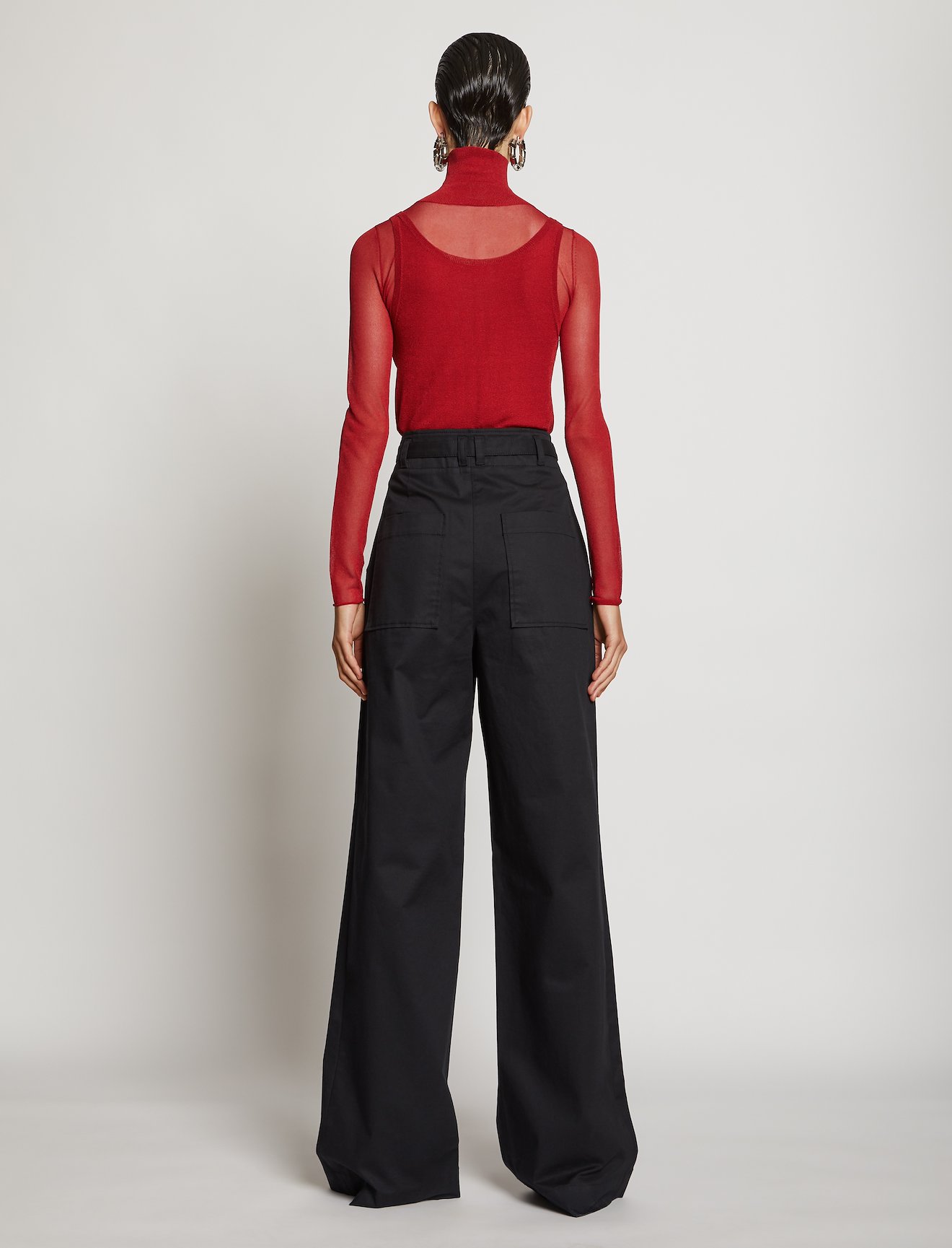 Layered Gauge Knit Turtleneck #3