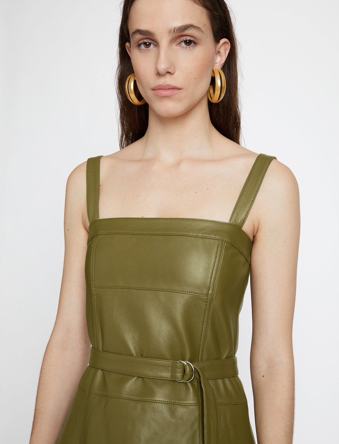 Leather Belted Dress #3