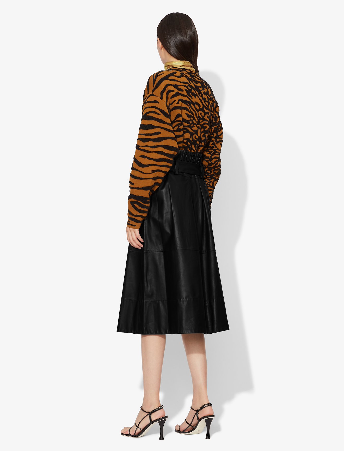 Leather Belted Skirt #3