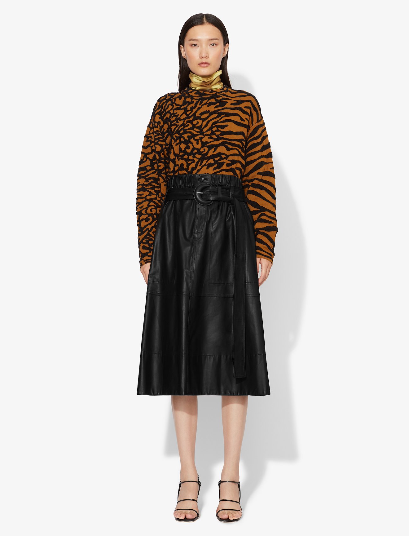 Leather Belted Skirt #2