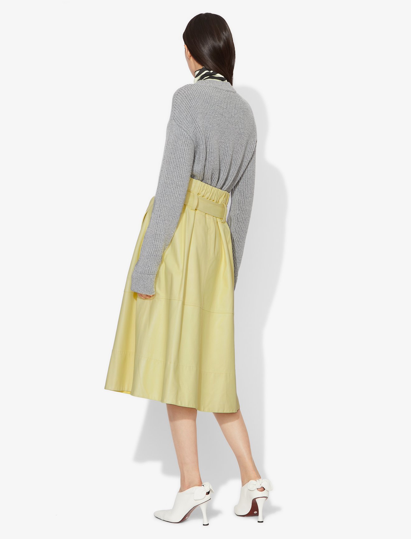 Leather Belted Skirt #2