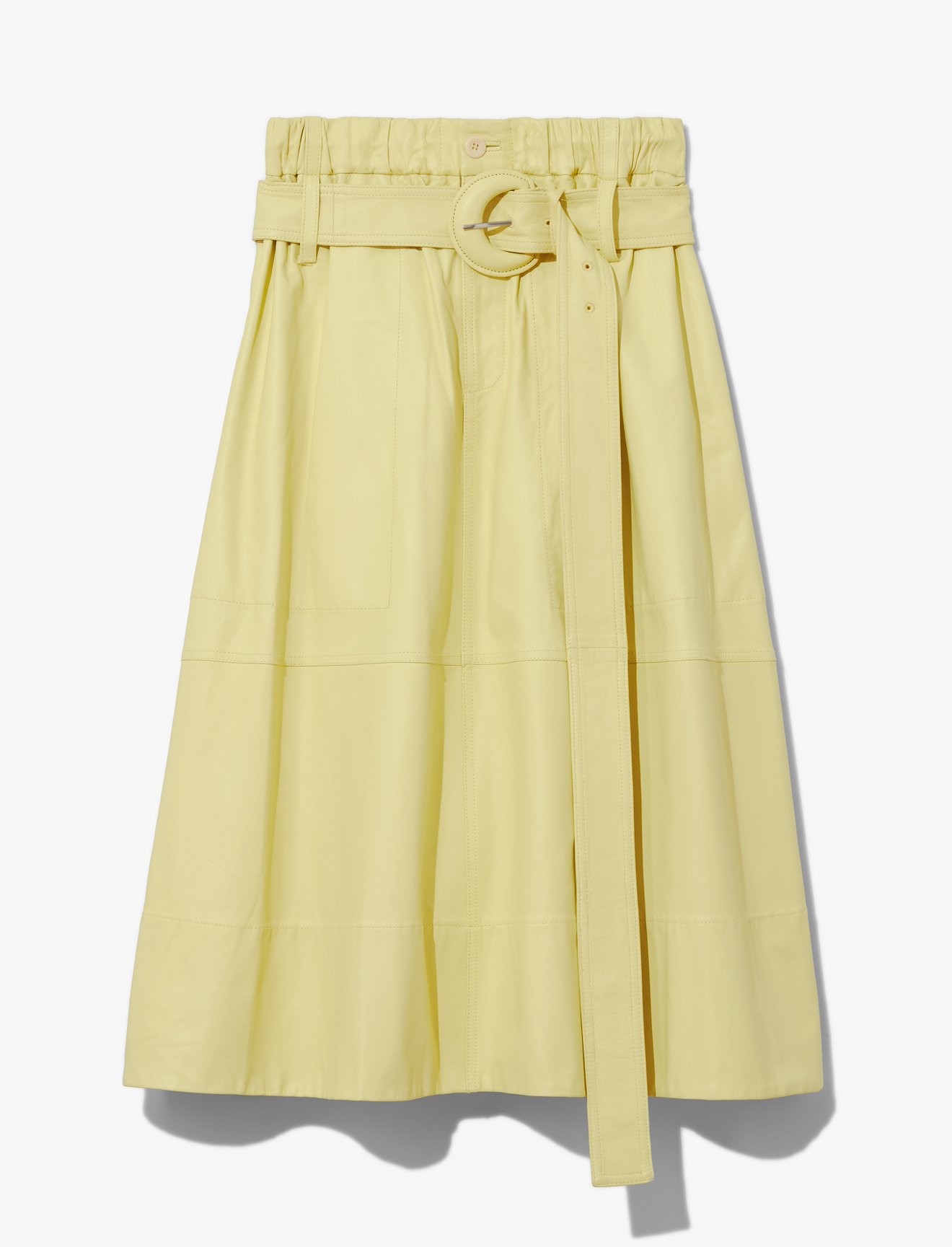 Leather Belted Skirt #4