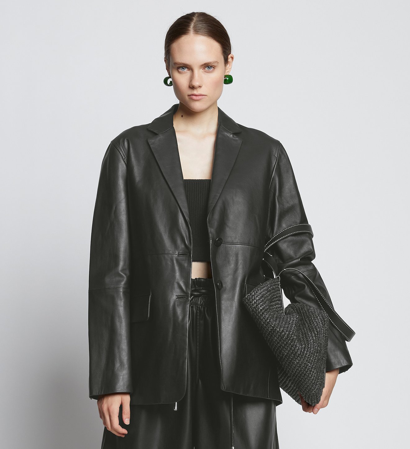 Leather Blazer