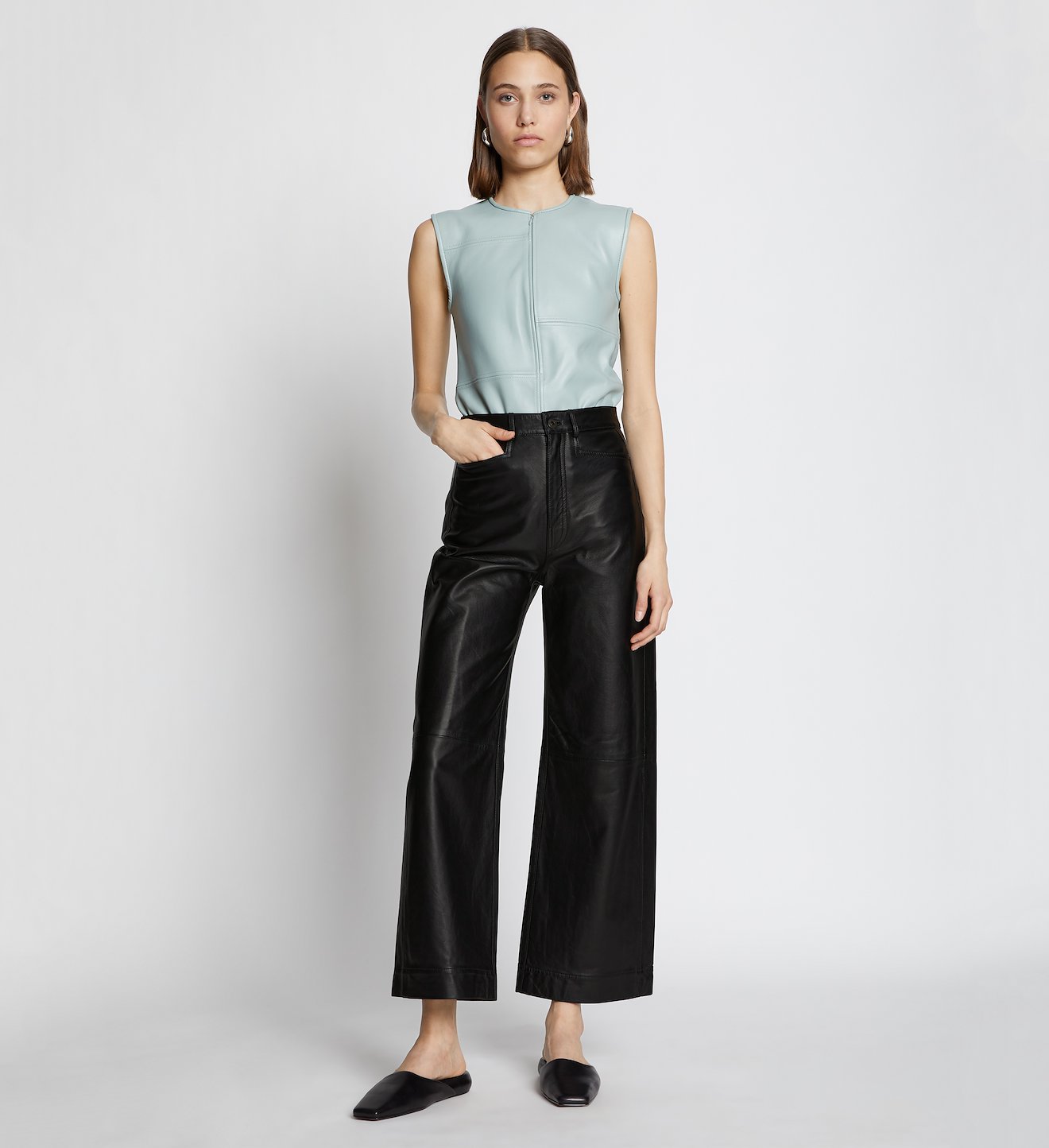 Leather Culottes