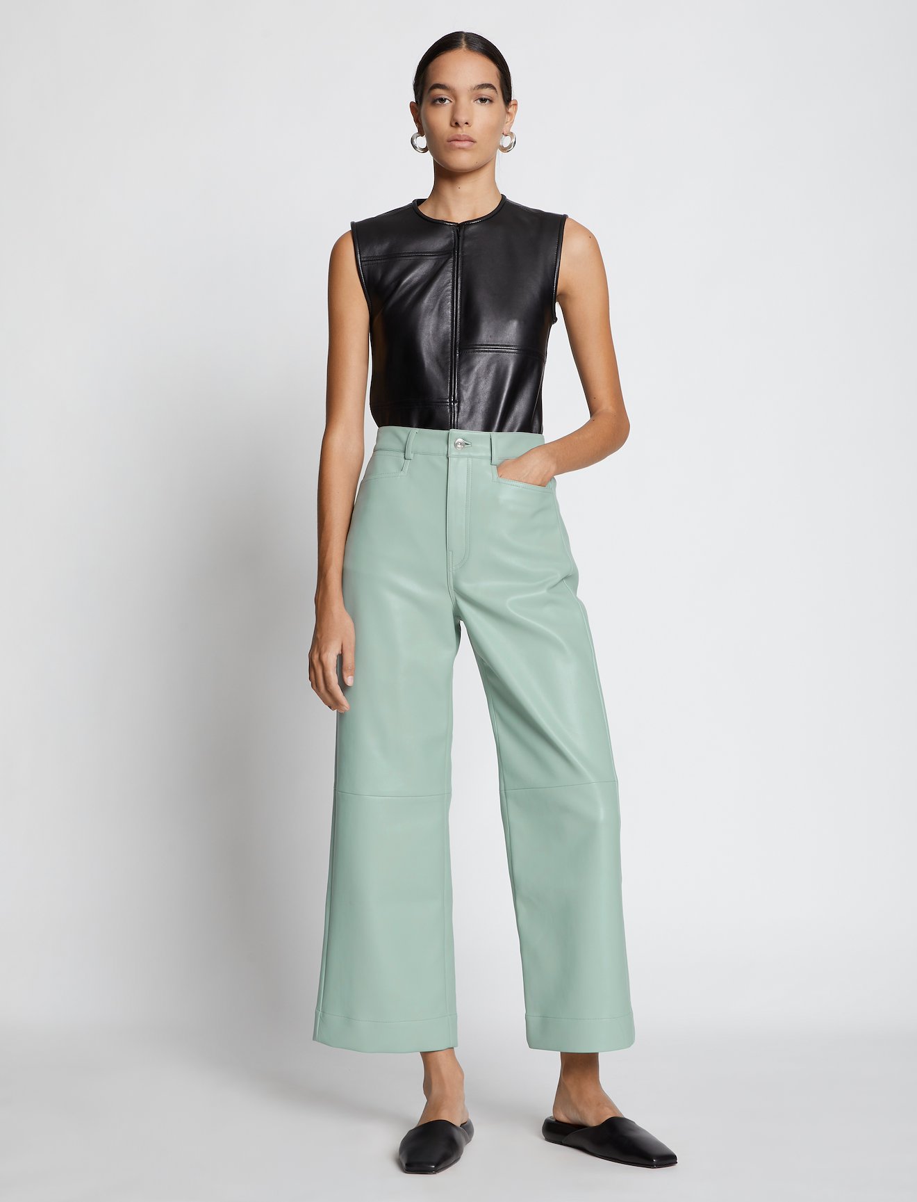 Leather Culottes