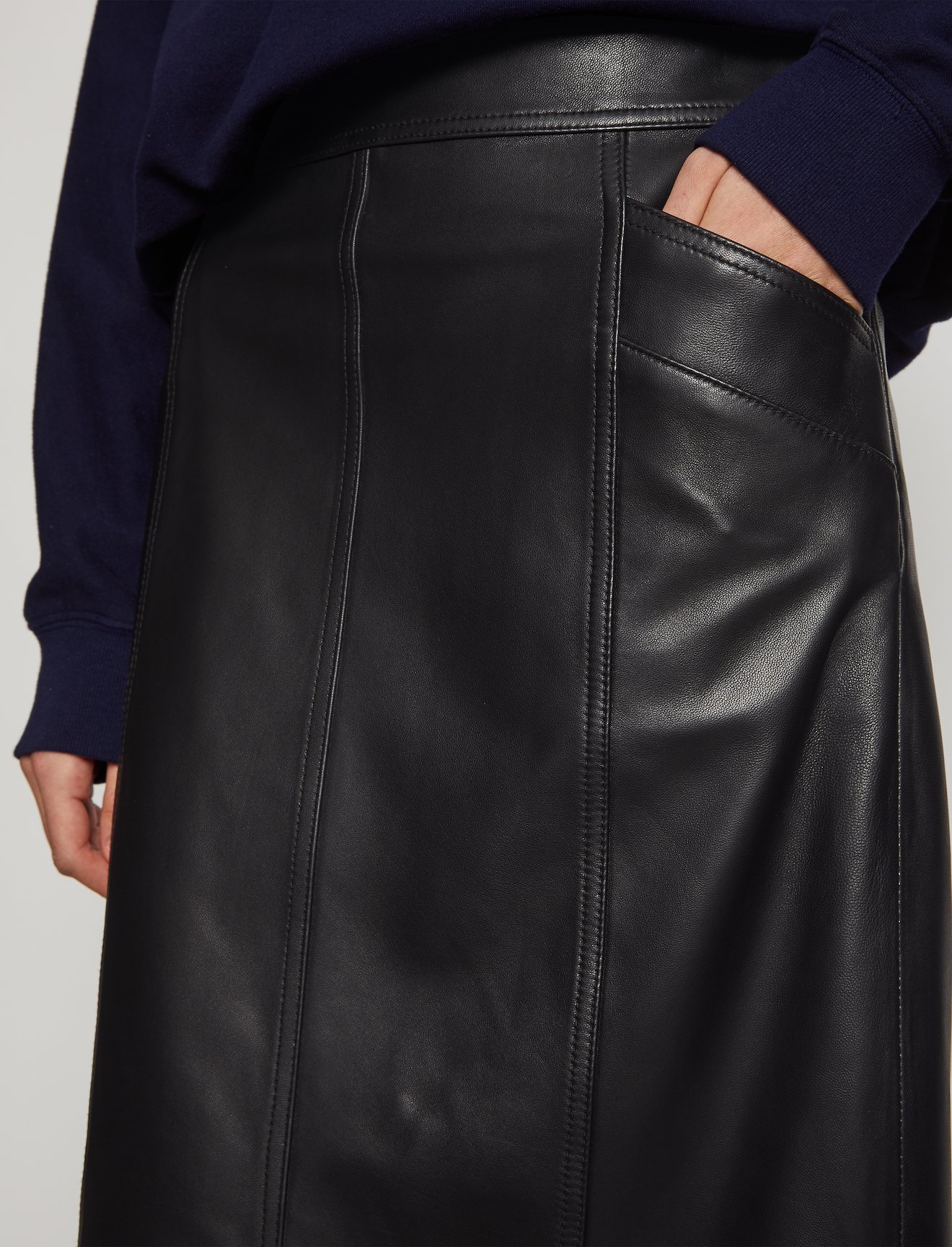 Leather Pencil Skirt #3