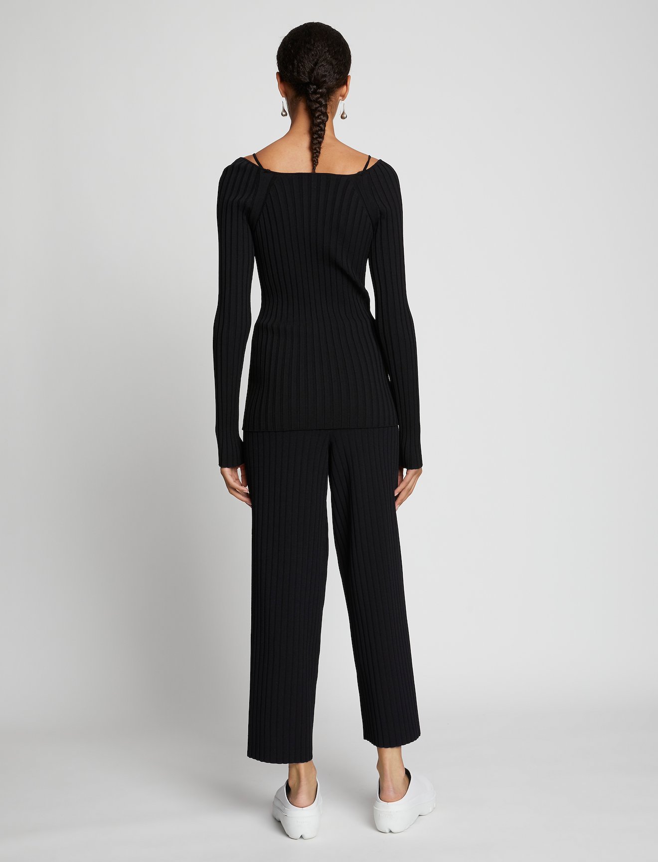 Lightweight Rib Knit Pants #2