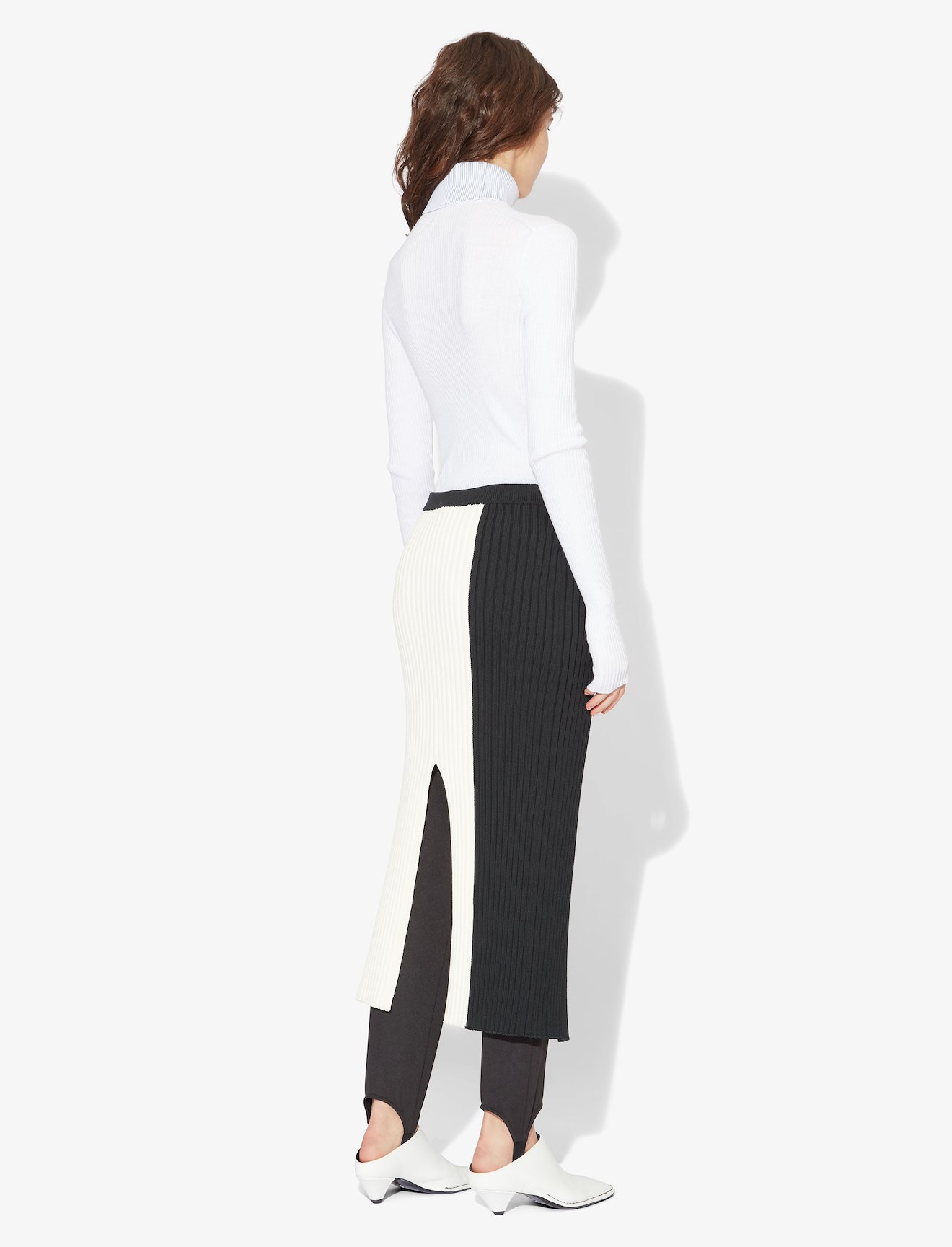 Logo Rib Knit Turtleneck #2