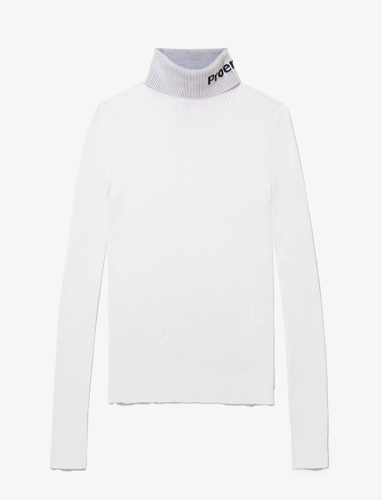 Logo Rib Knit Turtleneck #4