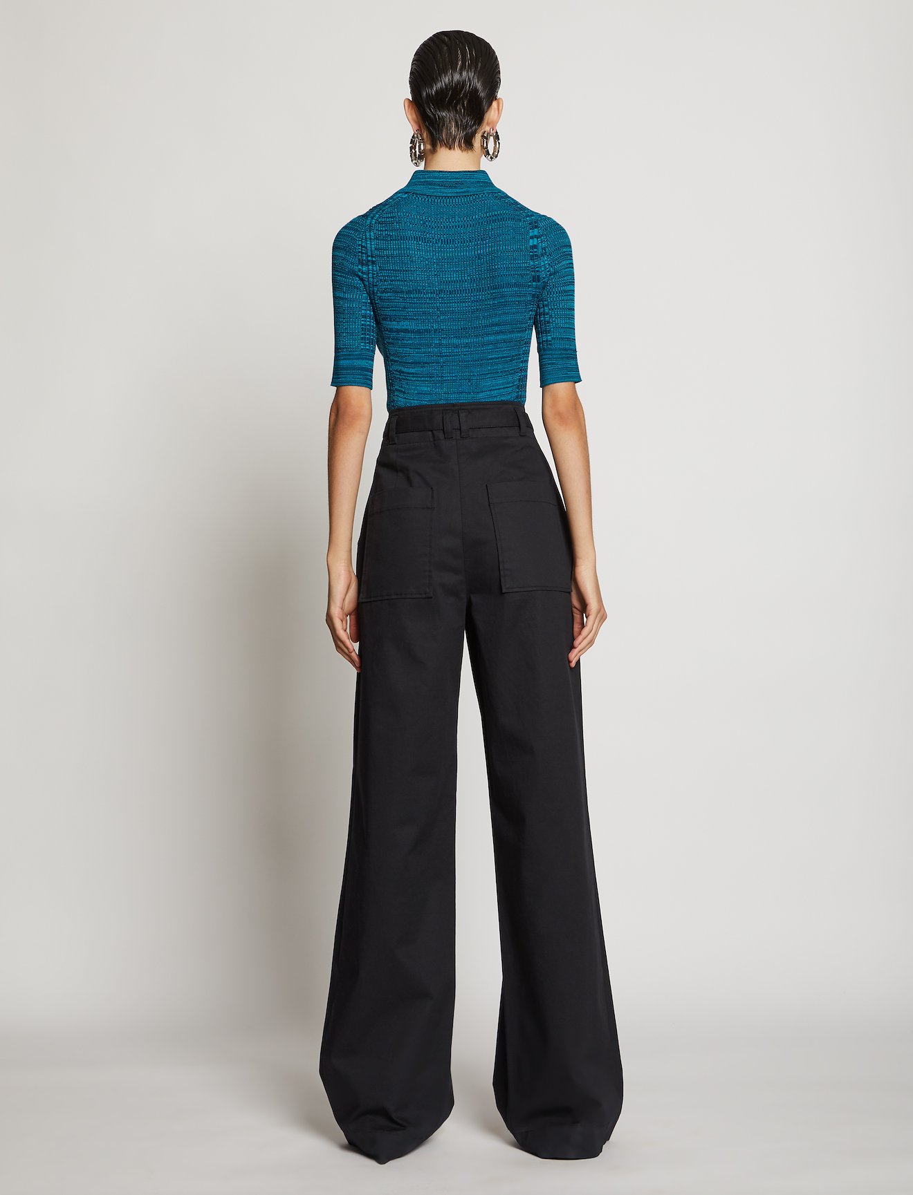 Marl Silk Knit Polo #3