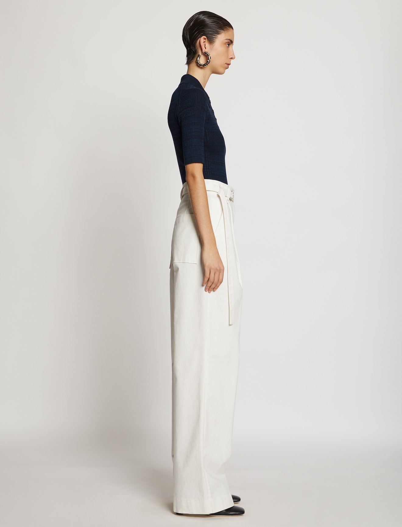 Marl Silk Knit Polo #2