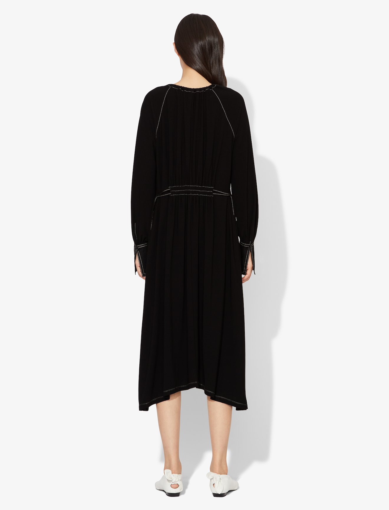 Matte Jersey Long Sleeve Dress #2