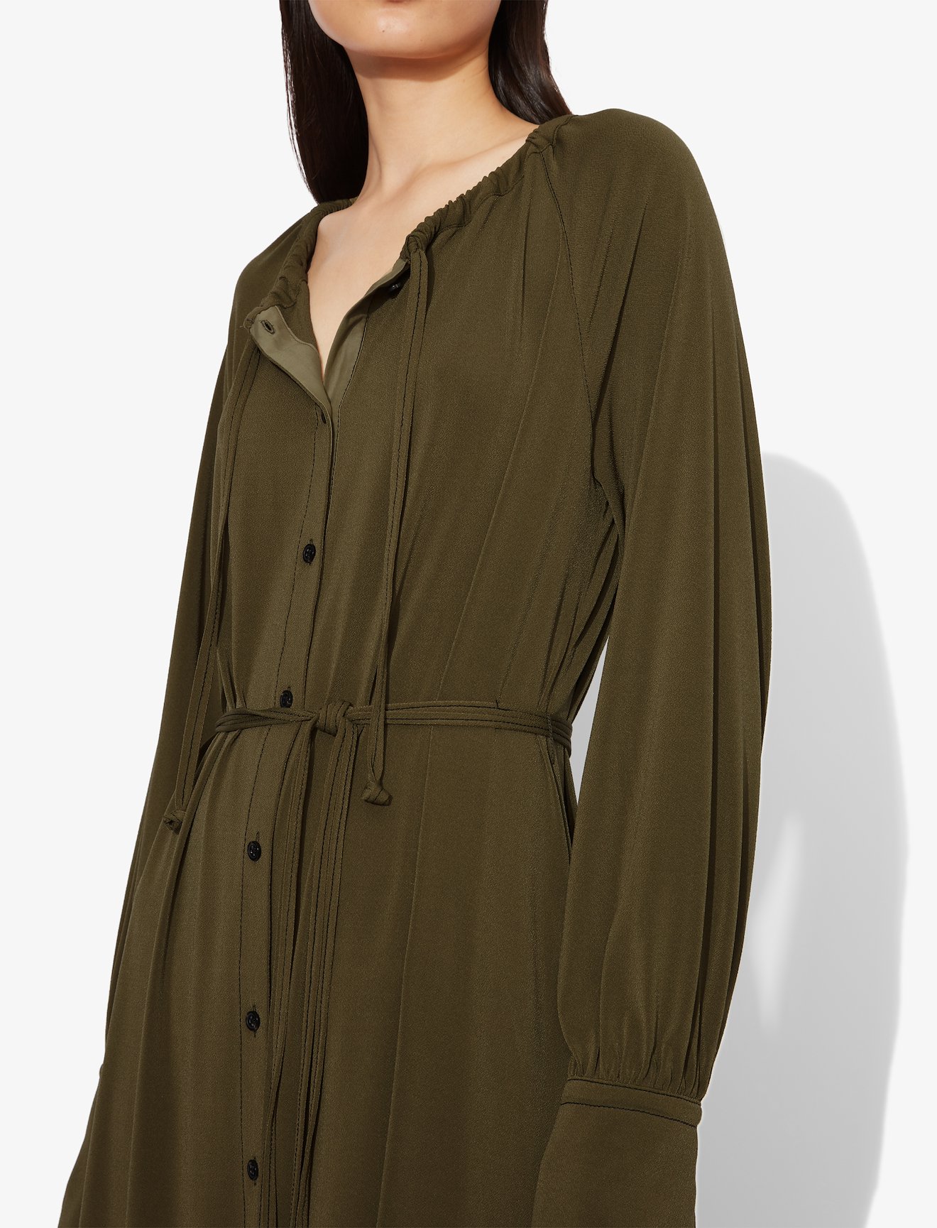 Matte Jersey Long Sleeve Dress #2