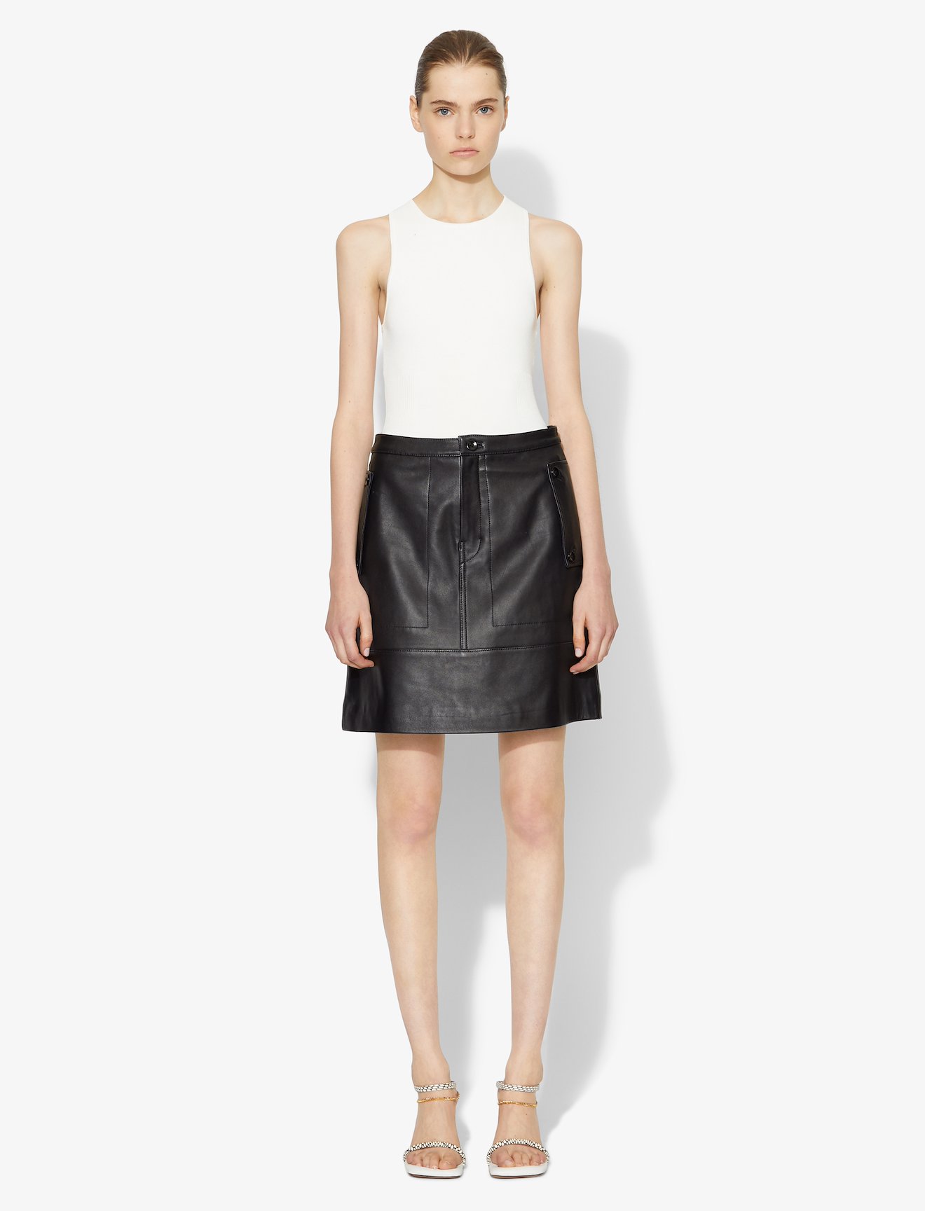 Matte Leather Skirt #1