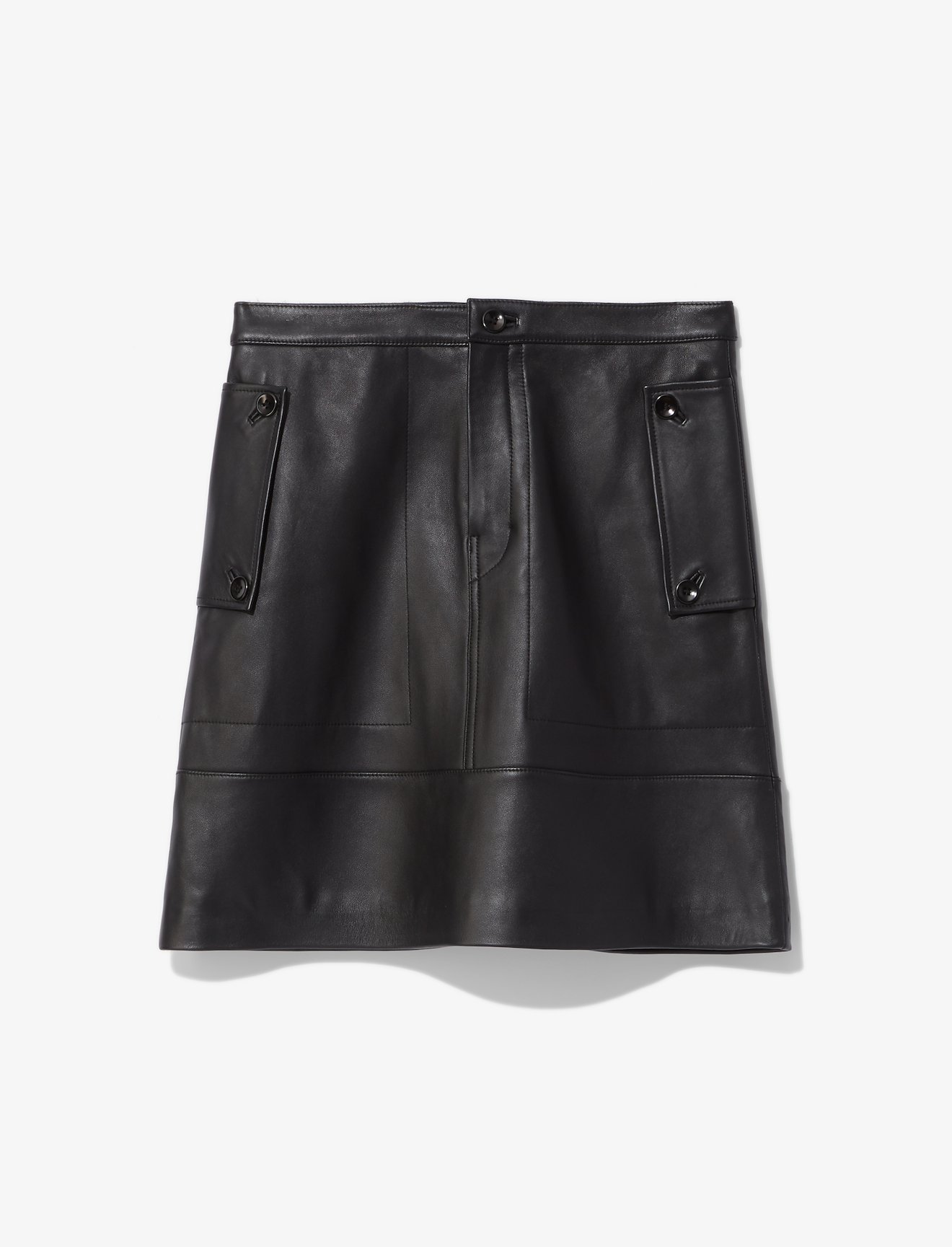 Matte Leather Skirt #4