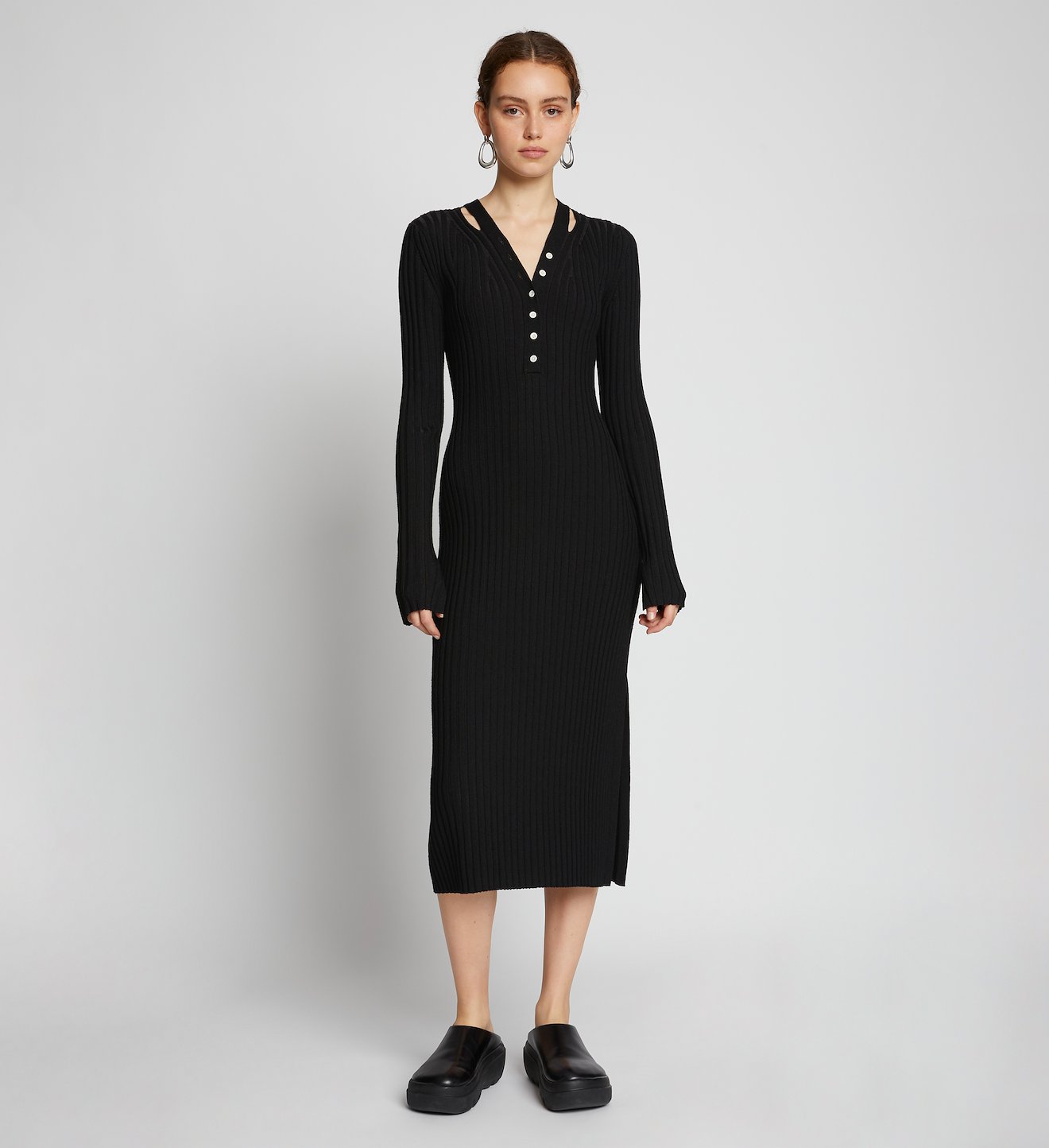 Merino Rib Knit Dress
