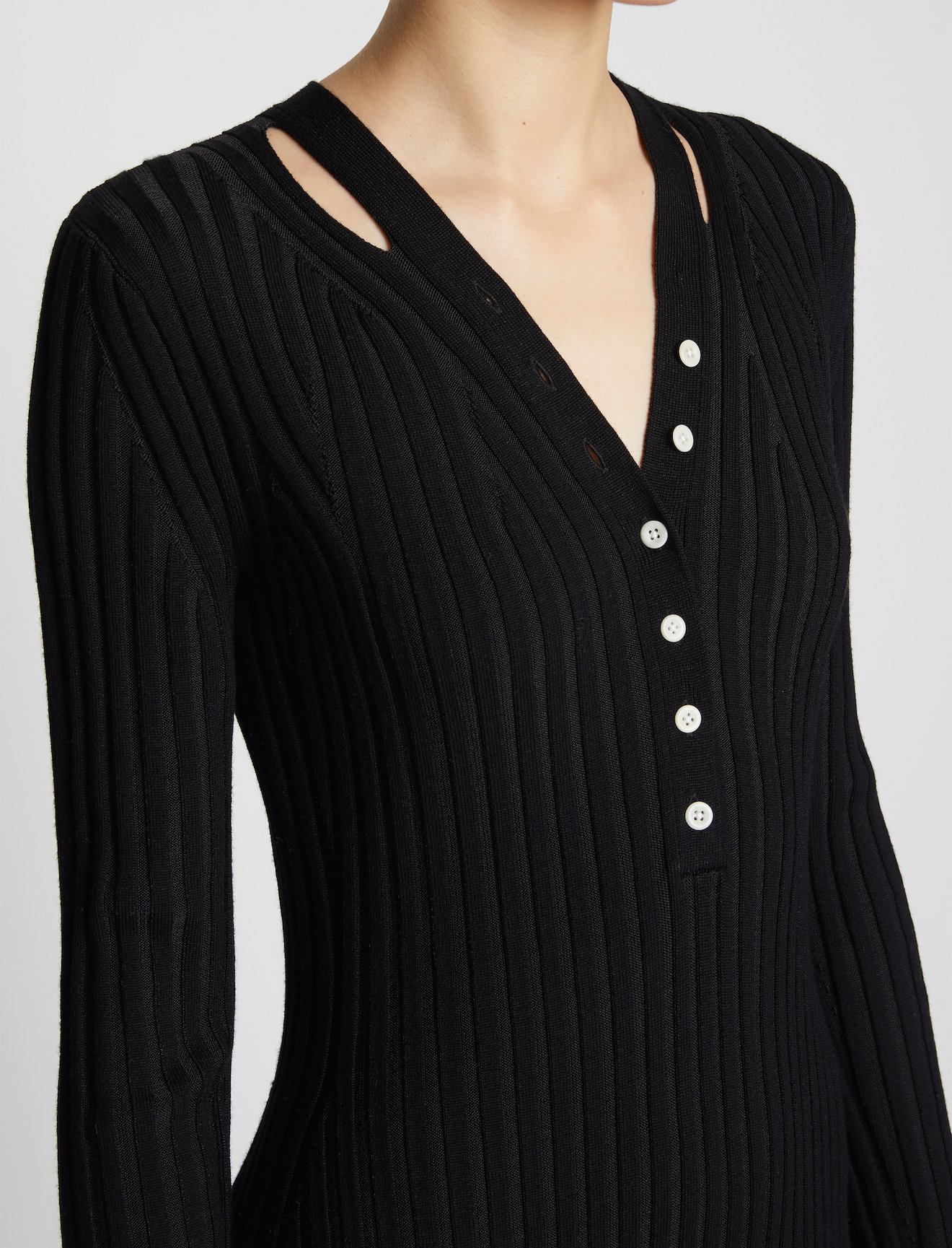 Merino Rib Knit Dress #3