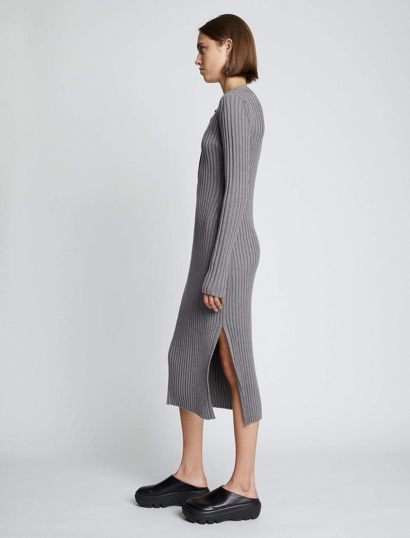 Merino Rib Knit Dress #1