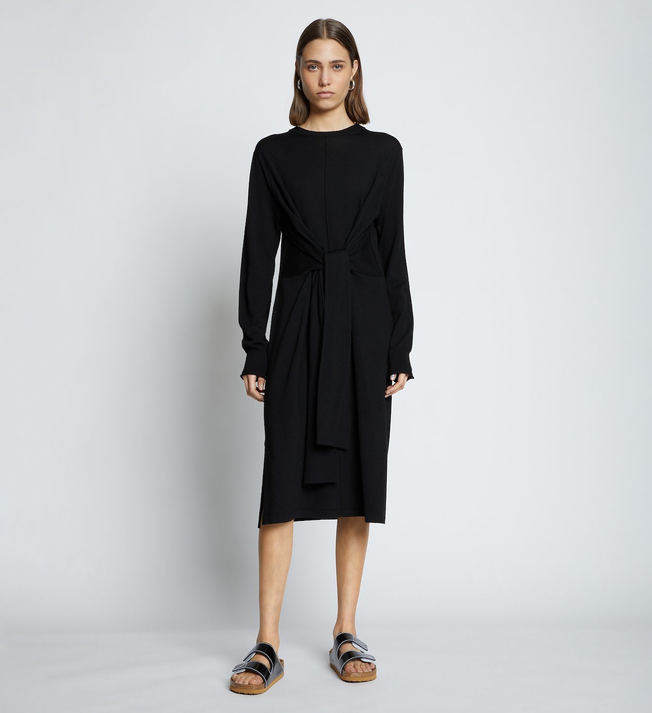 Merino Tied Sweater Dress