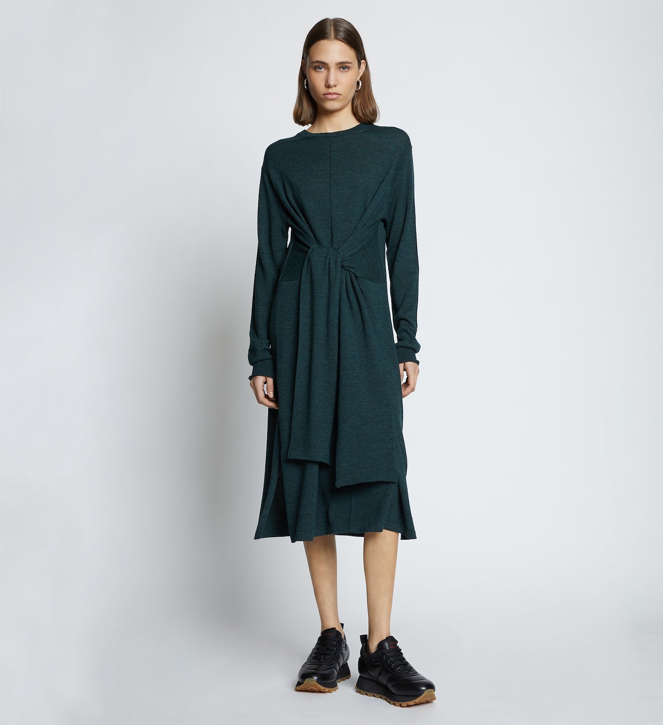 Merino Tied Sweater Dress