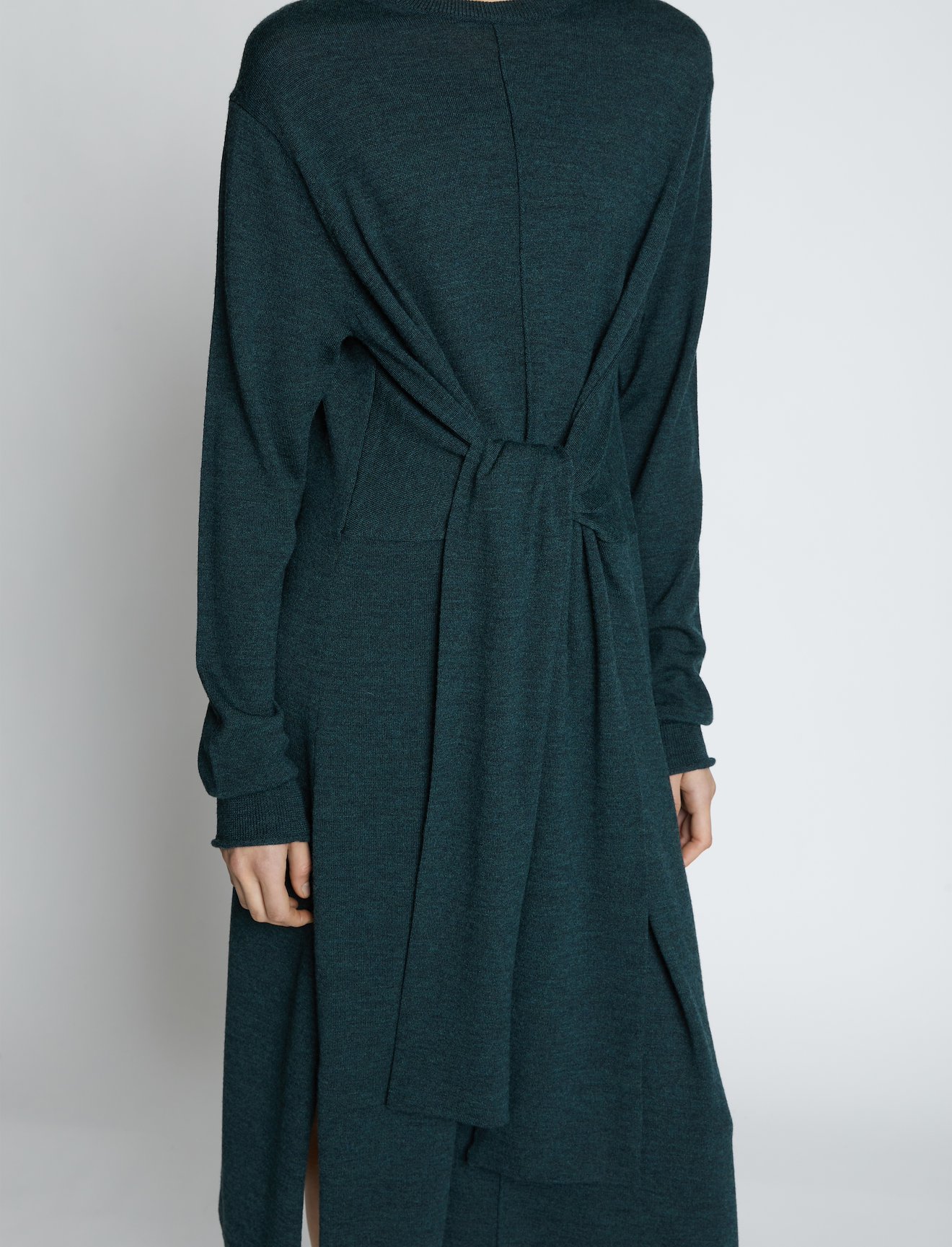 Merino Tied Sweater Dress #4