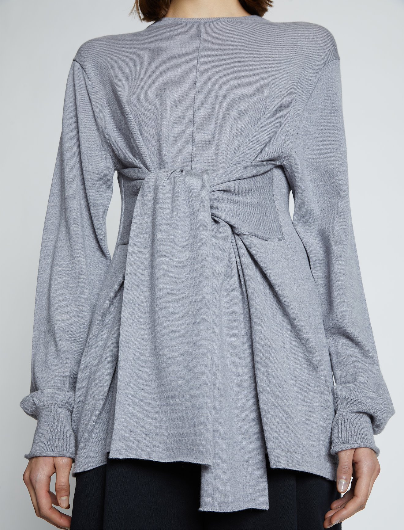 Merino Tied Sweater #4
