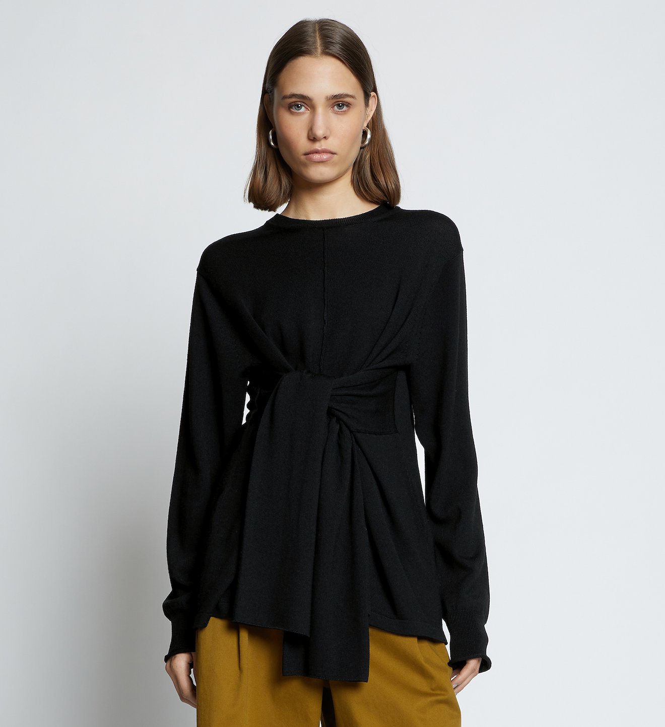 Merino Tied Sweater