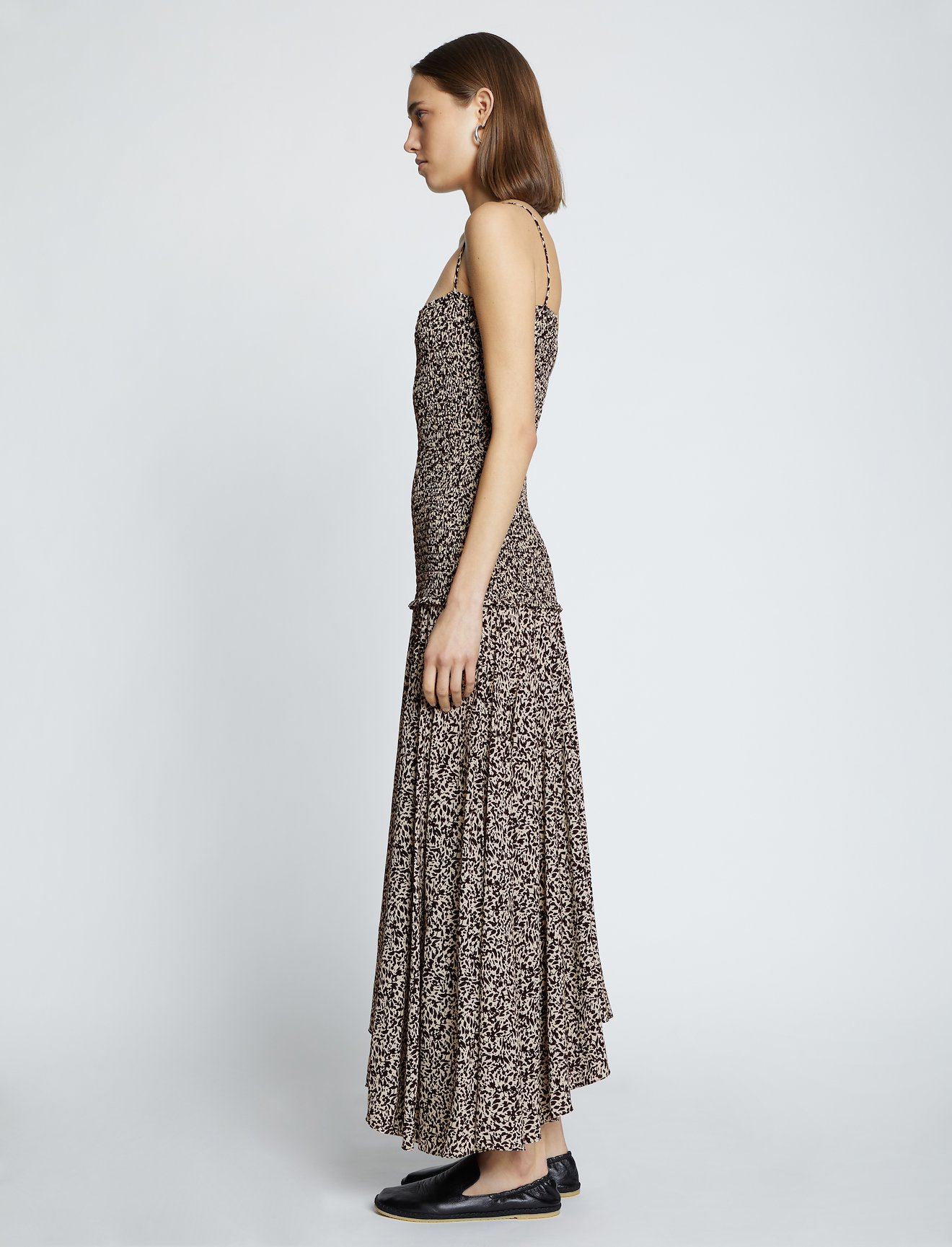 Micro Floral Smocked Dress #1