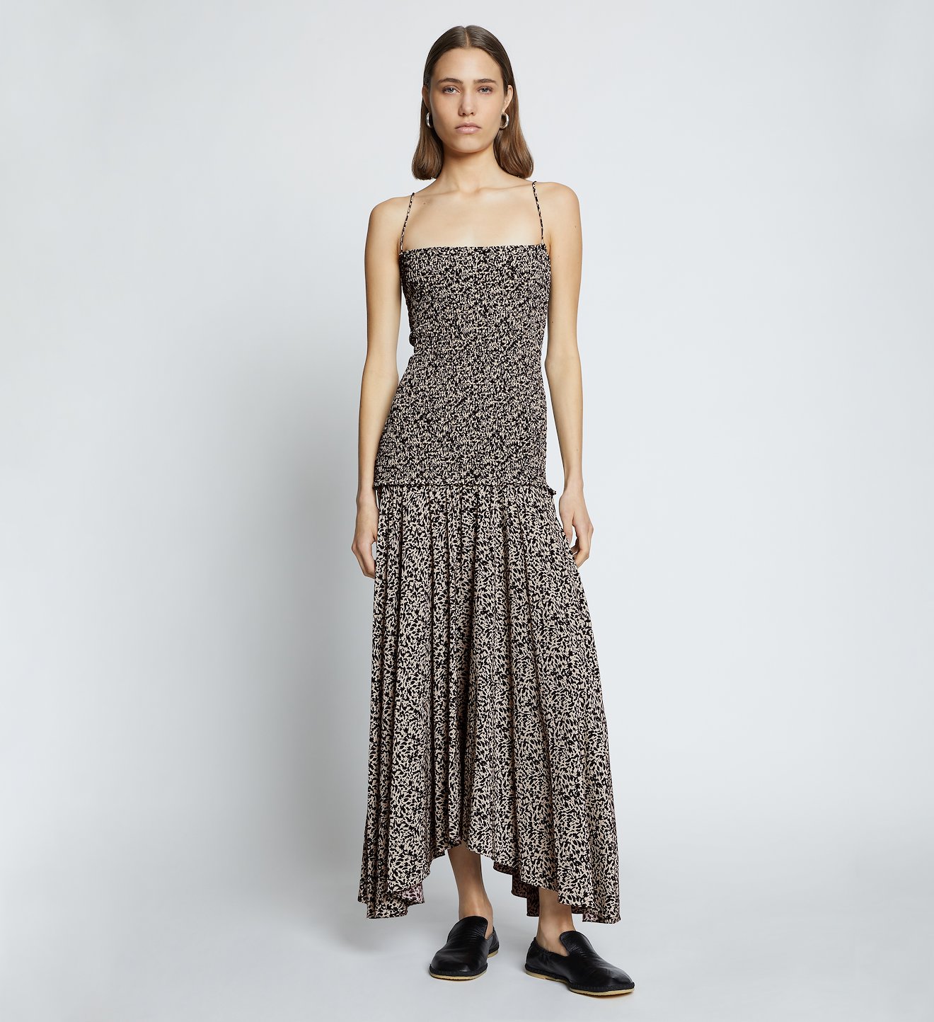 Micro Floral Smocked Dress